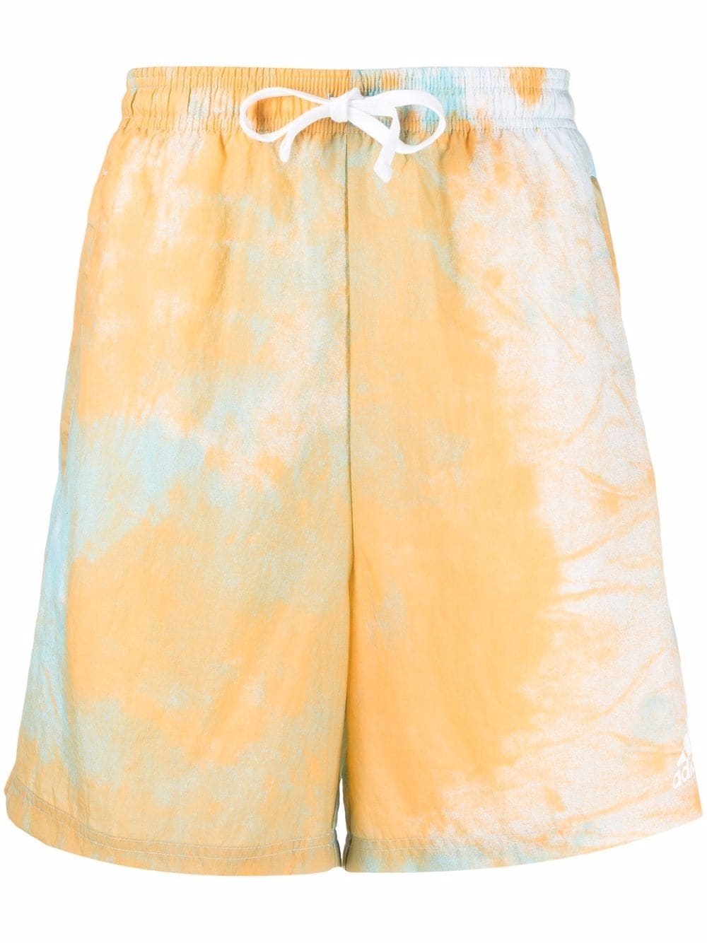 Inspirational tie-dye print shorts - 1