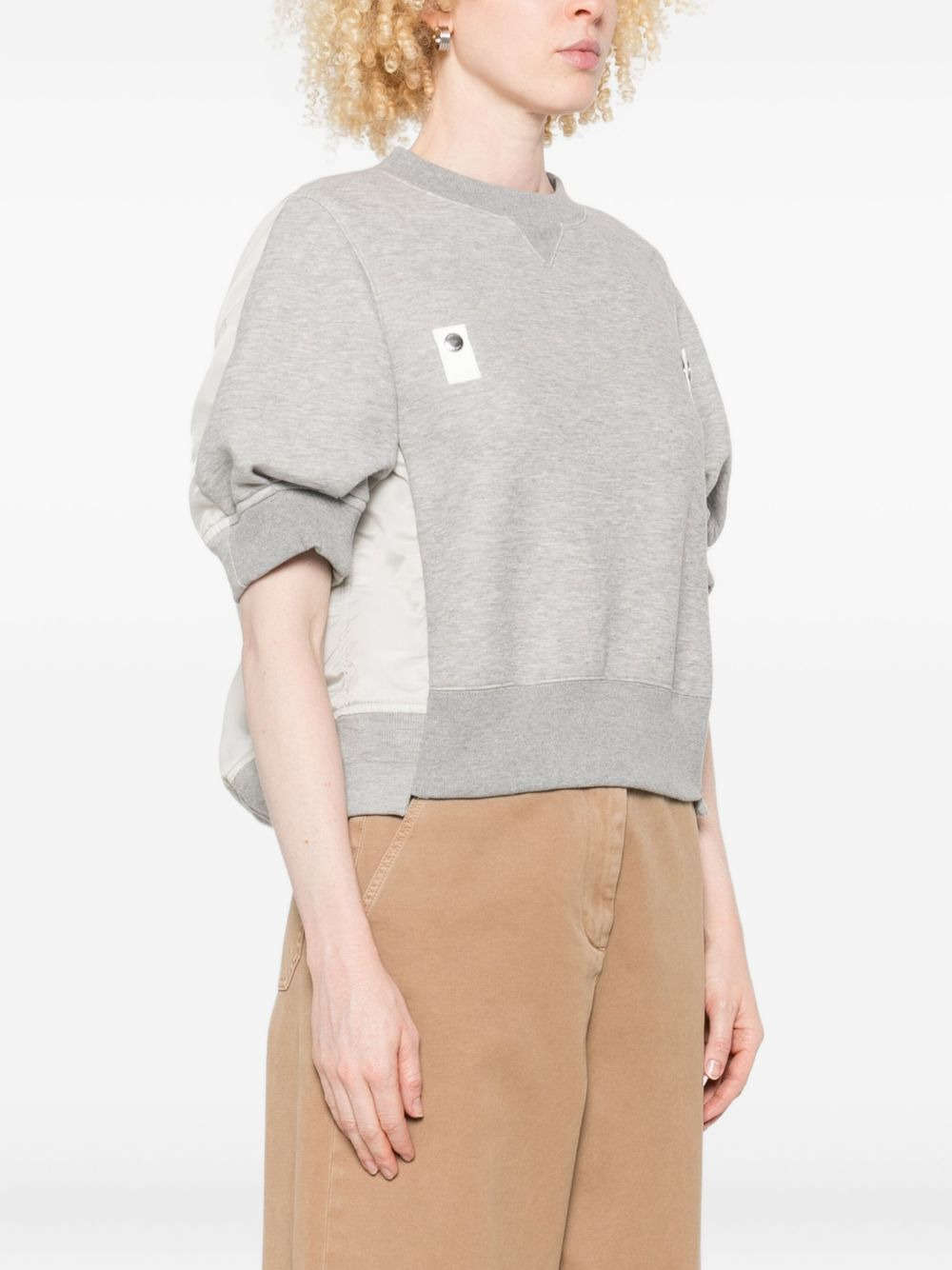 Sacai Women Cotton And Nylon Pullover - 5