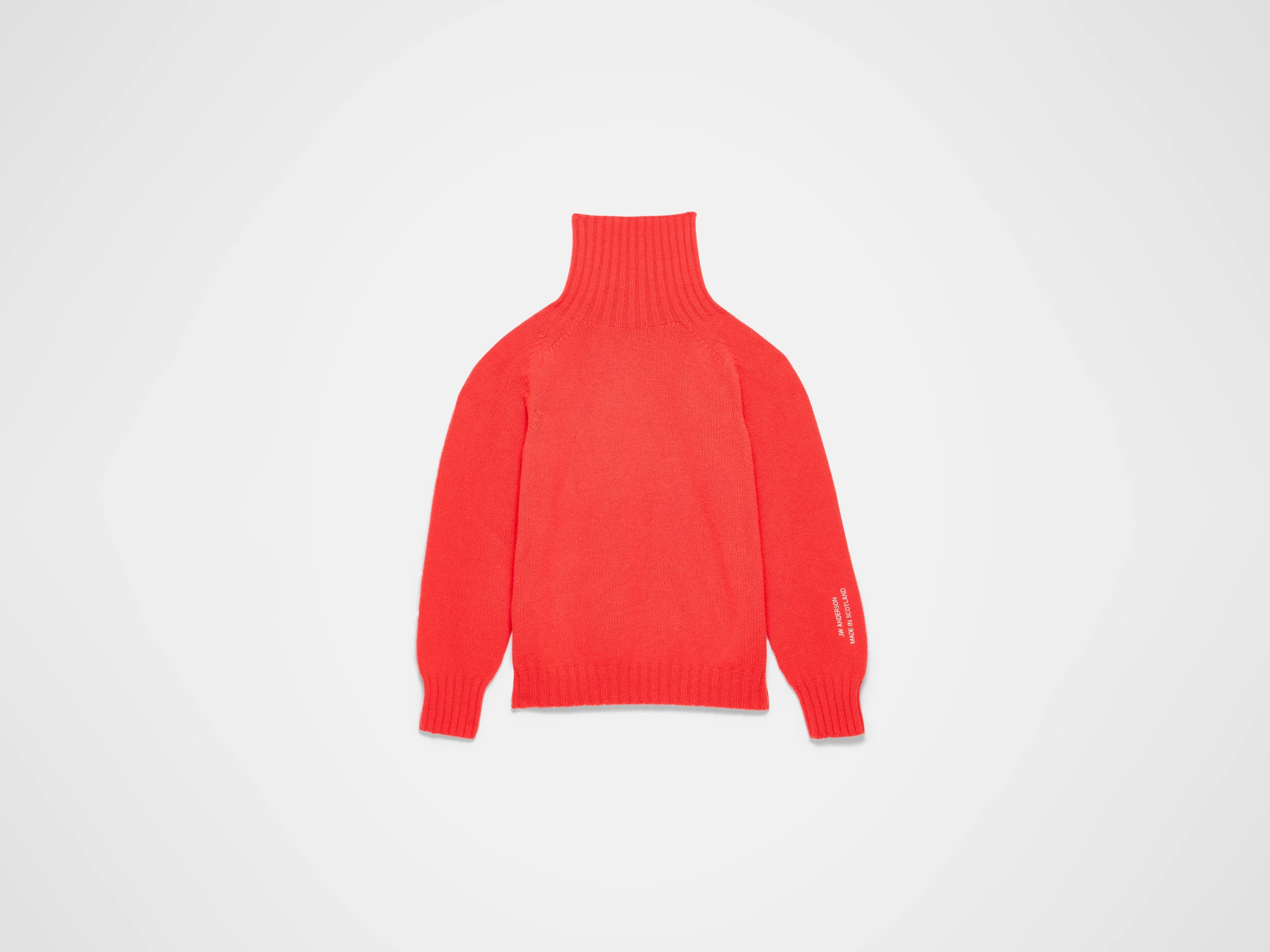 TURTLENECK JUMPER IN NEON ORANGE - 1