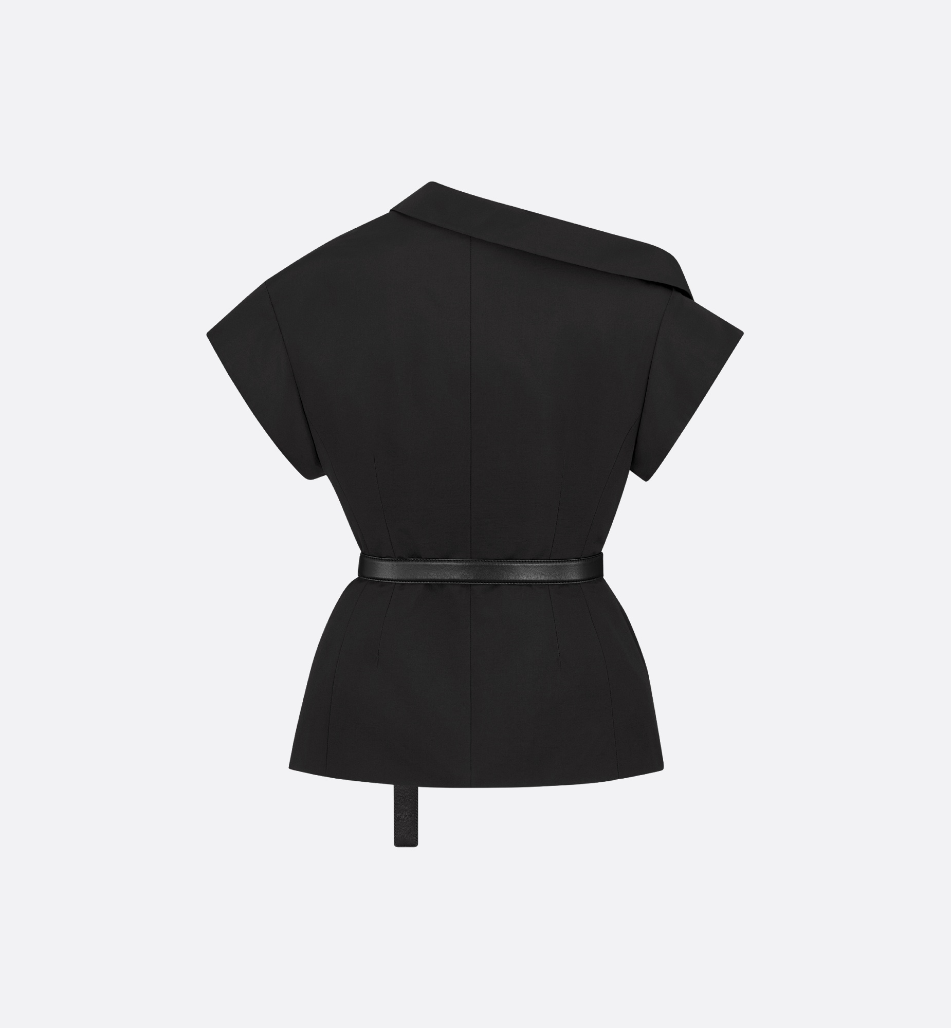 【本物保証】 Dior Asymmetric Short-Sleeved Jacket with Belt | REVERSIBLE ジャケット・アウター