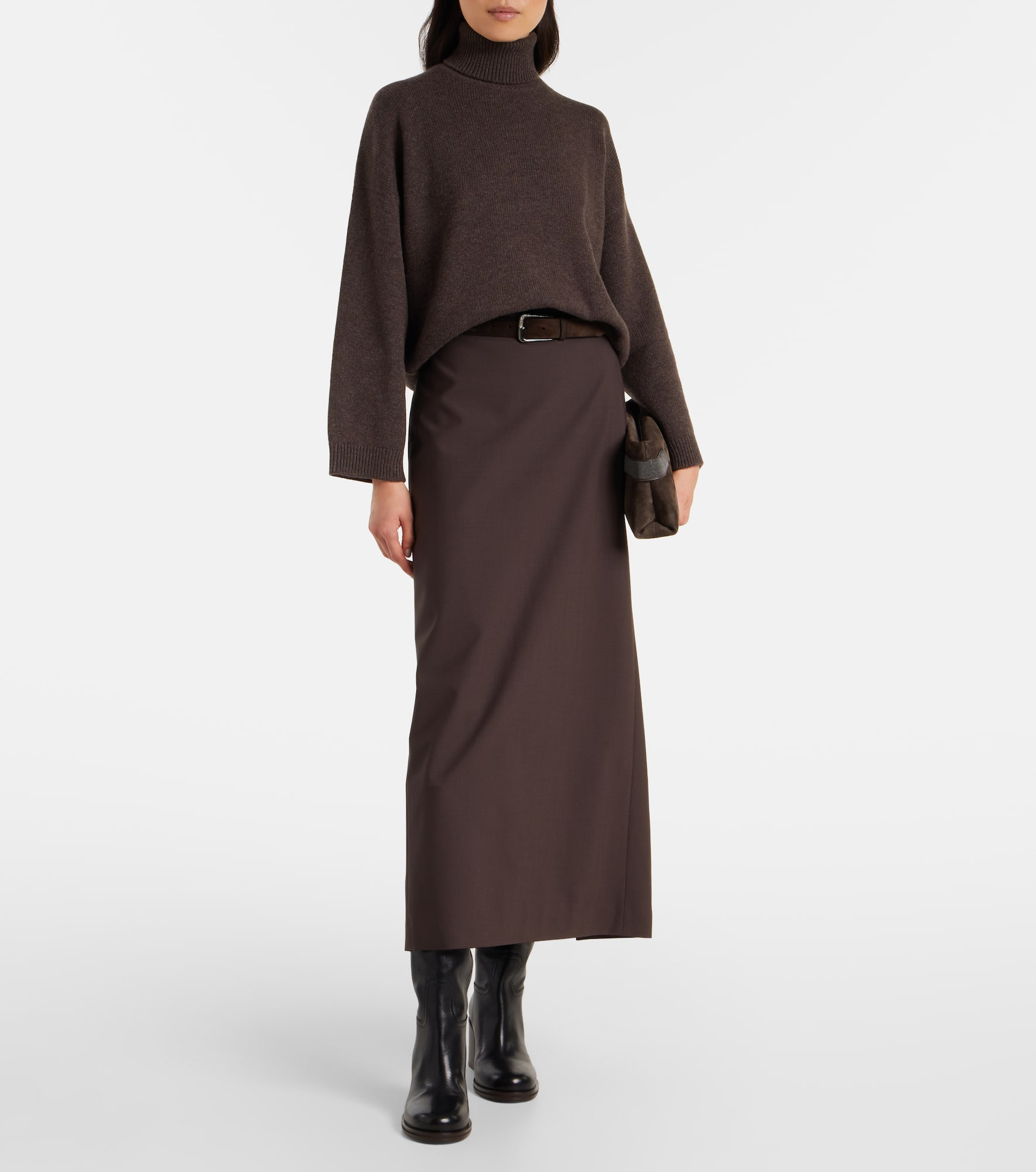 Monili cashmere turtleneck sweater - 2