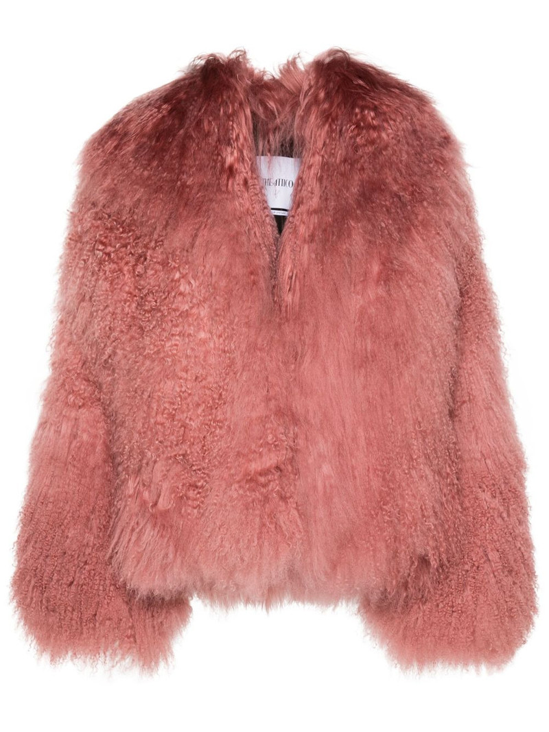 brushed shearling jacket 1