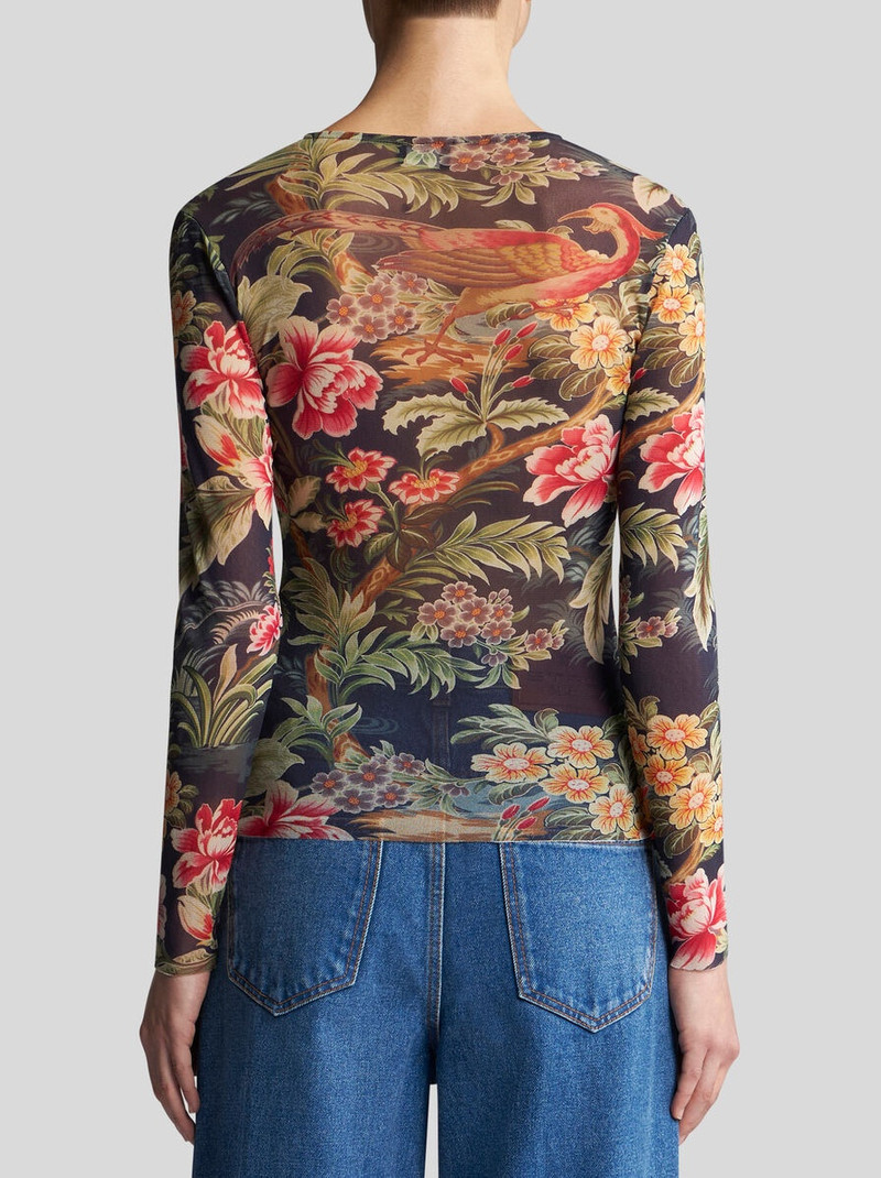 TULLE TOP WITH PRINT 5