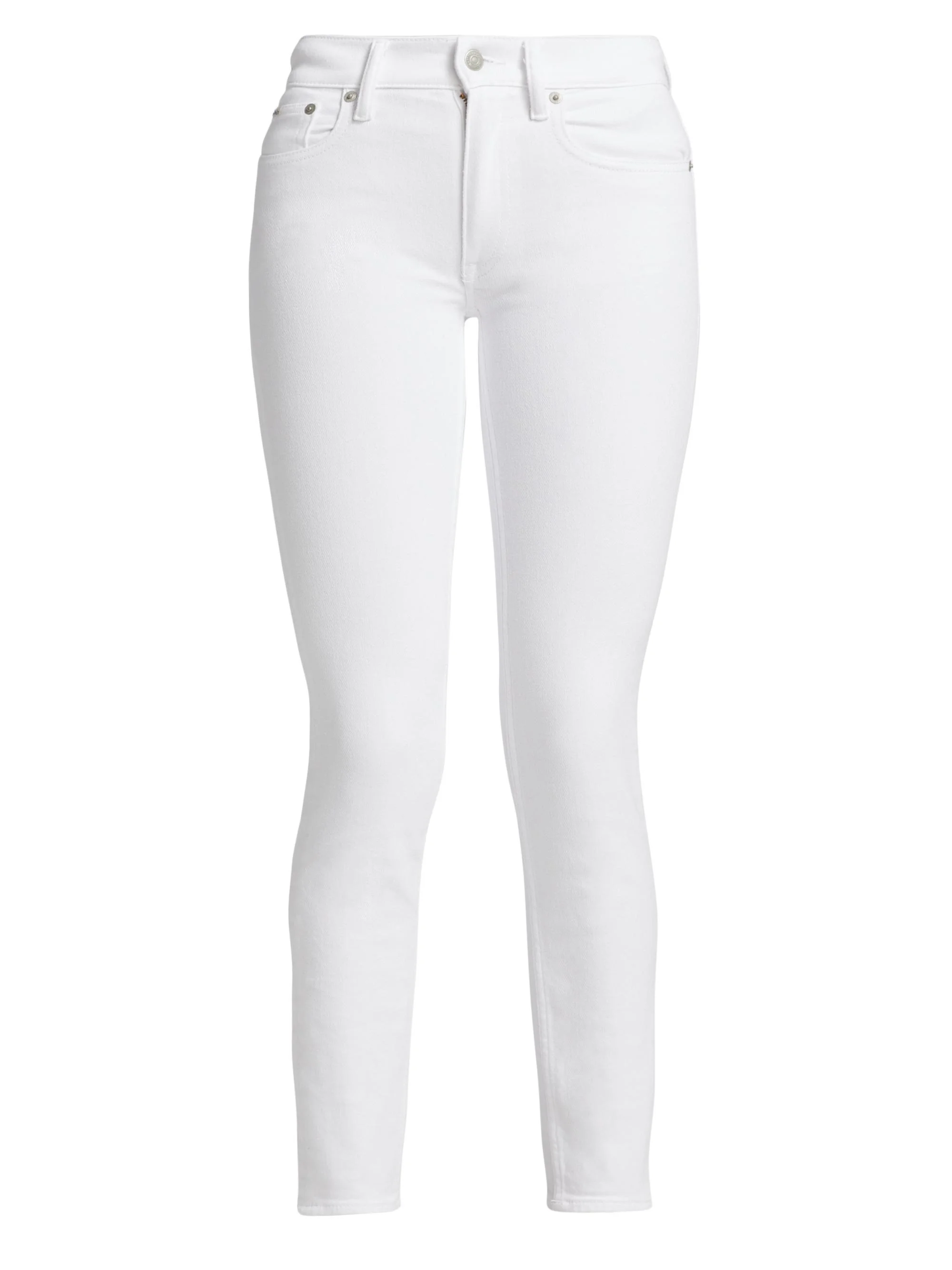 Women's Cotton-Blend Mid-Rise Skinny Jeans - Amesbury Wash - 1