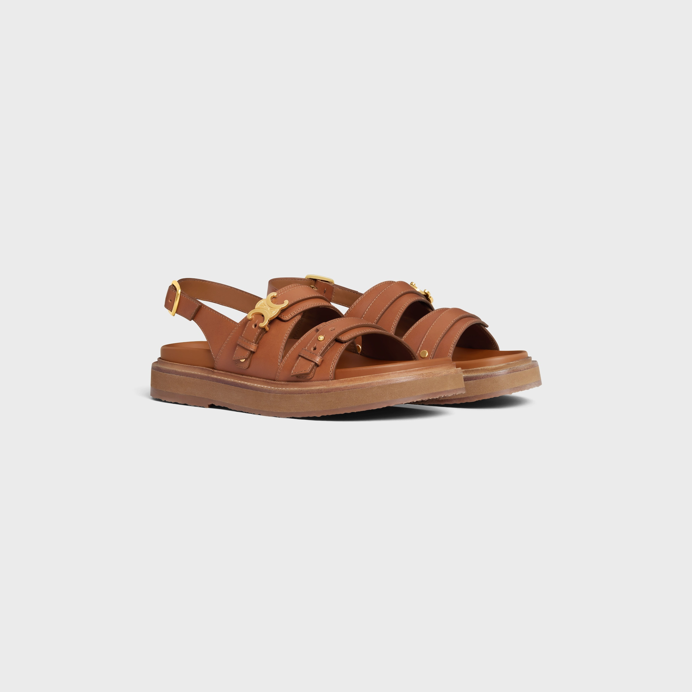 CELINE - TIPPI TRIOMPHE SANDAL in CALFSKIN - 2