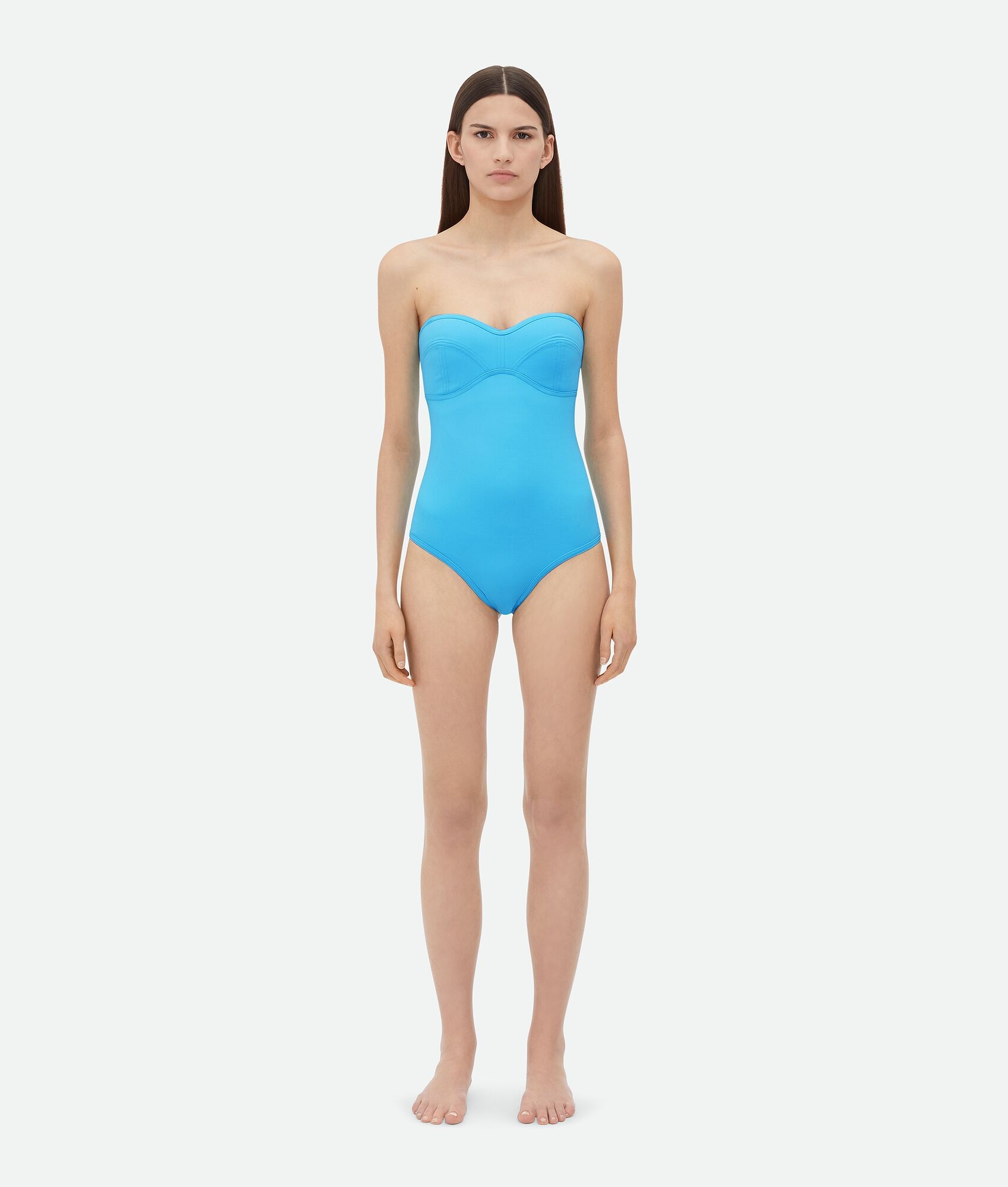 Stretch Nylon Bustier Swimsuit - 4