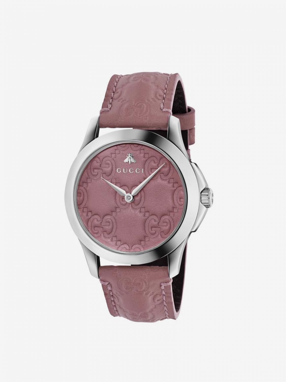G-Timeless watch case 38 mm with the engraved GG monogram - 1