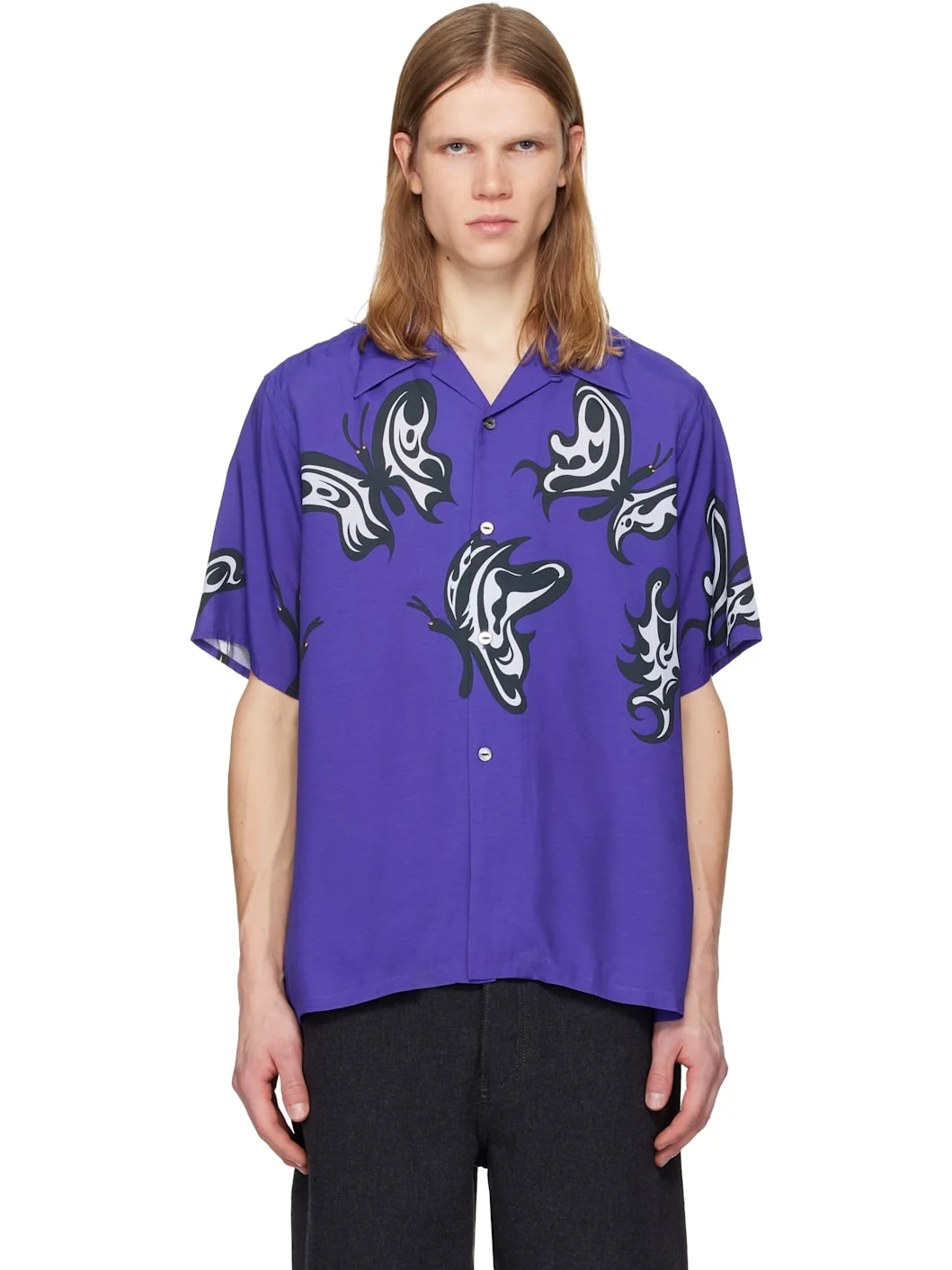 Purple Kae Tanaka Edition S/S One-Up Shirt - 1