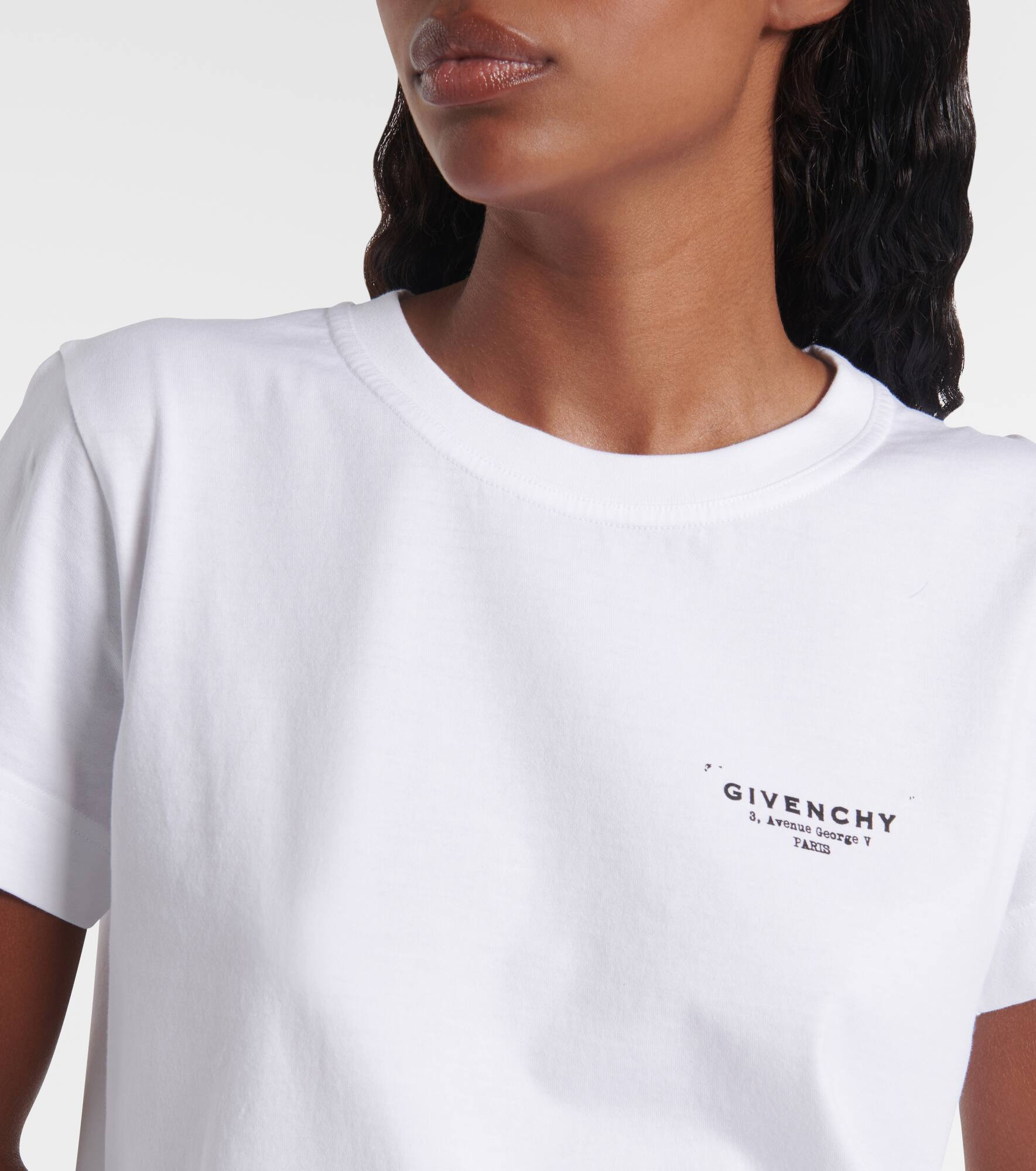 Givenchy Stamp logo cotton jersey T-shirt - 4