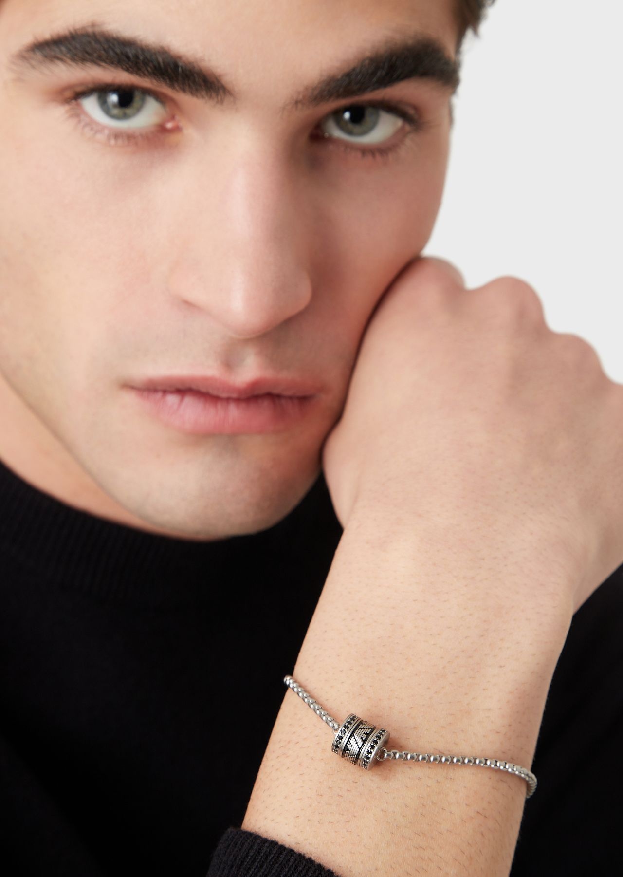 Black Lacquer Components Bracelet - 3