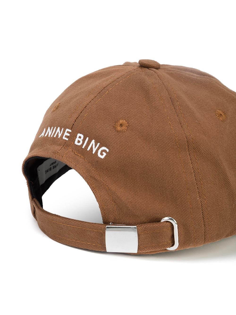 twill embroidered baseball cap - 2