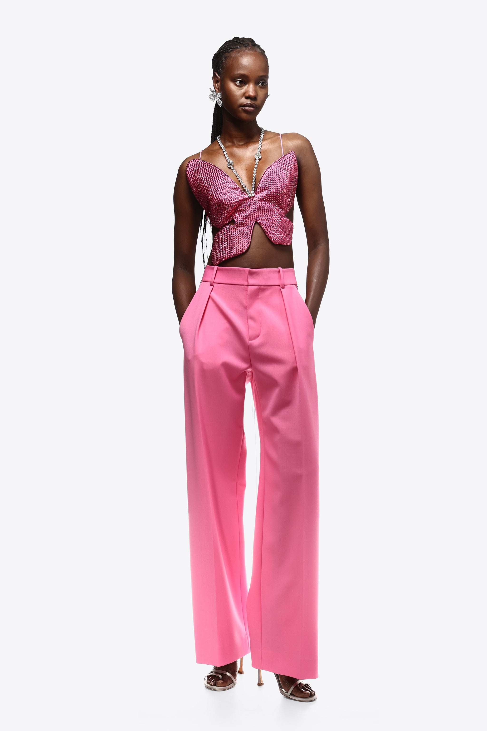 CRYSTAL EMBELLISHED TROUSER - 3
