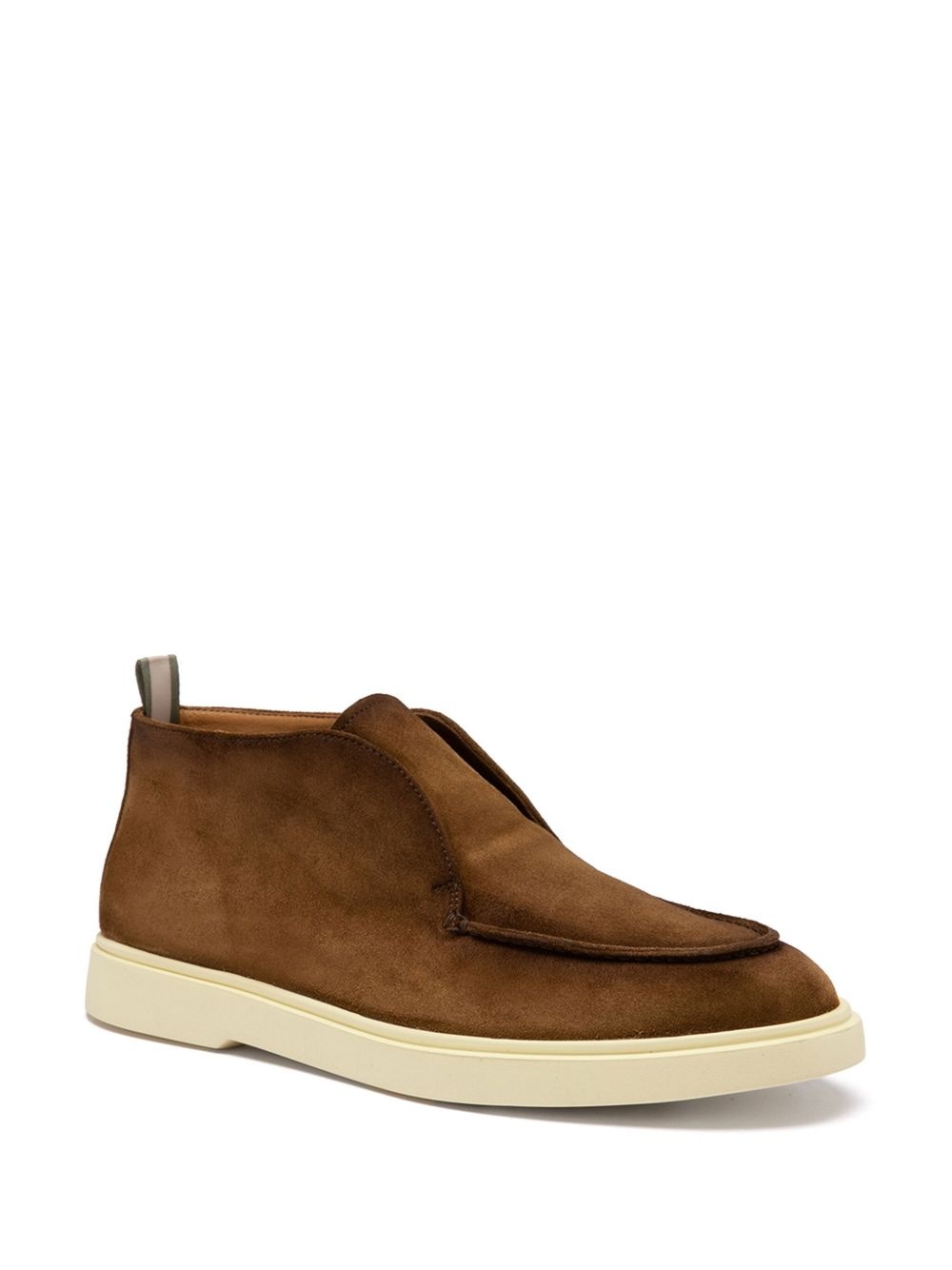 suede low-top sneakers - 2