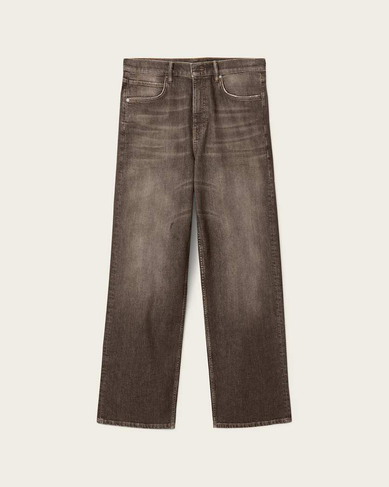 LENNY LOOSE FIT WIDE LEG DENIM JEANS 1