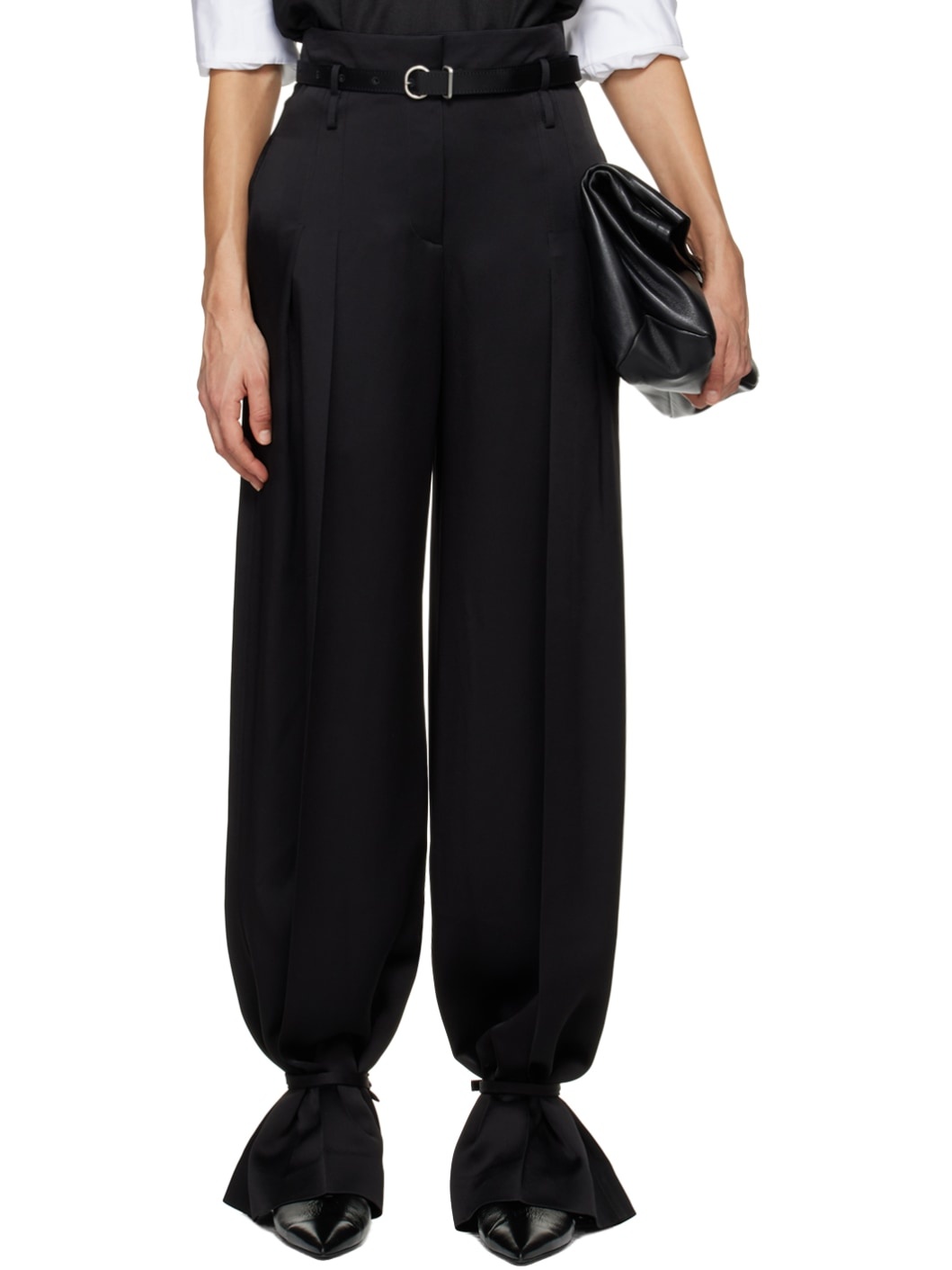 Black Tailored Trousers - 1