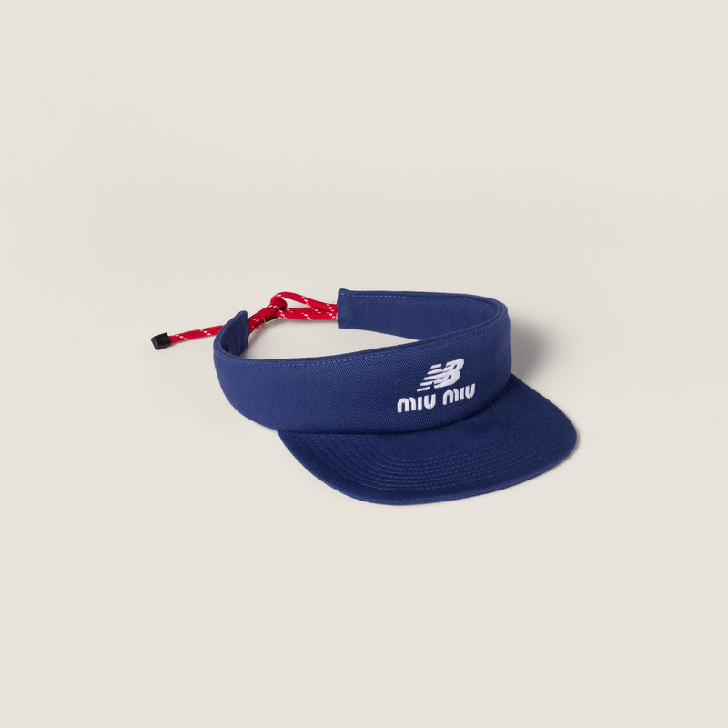 Denim visor 1