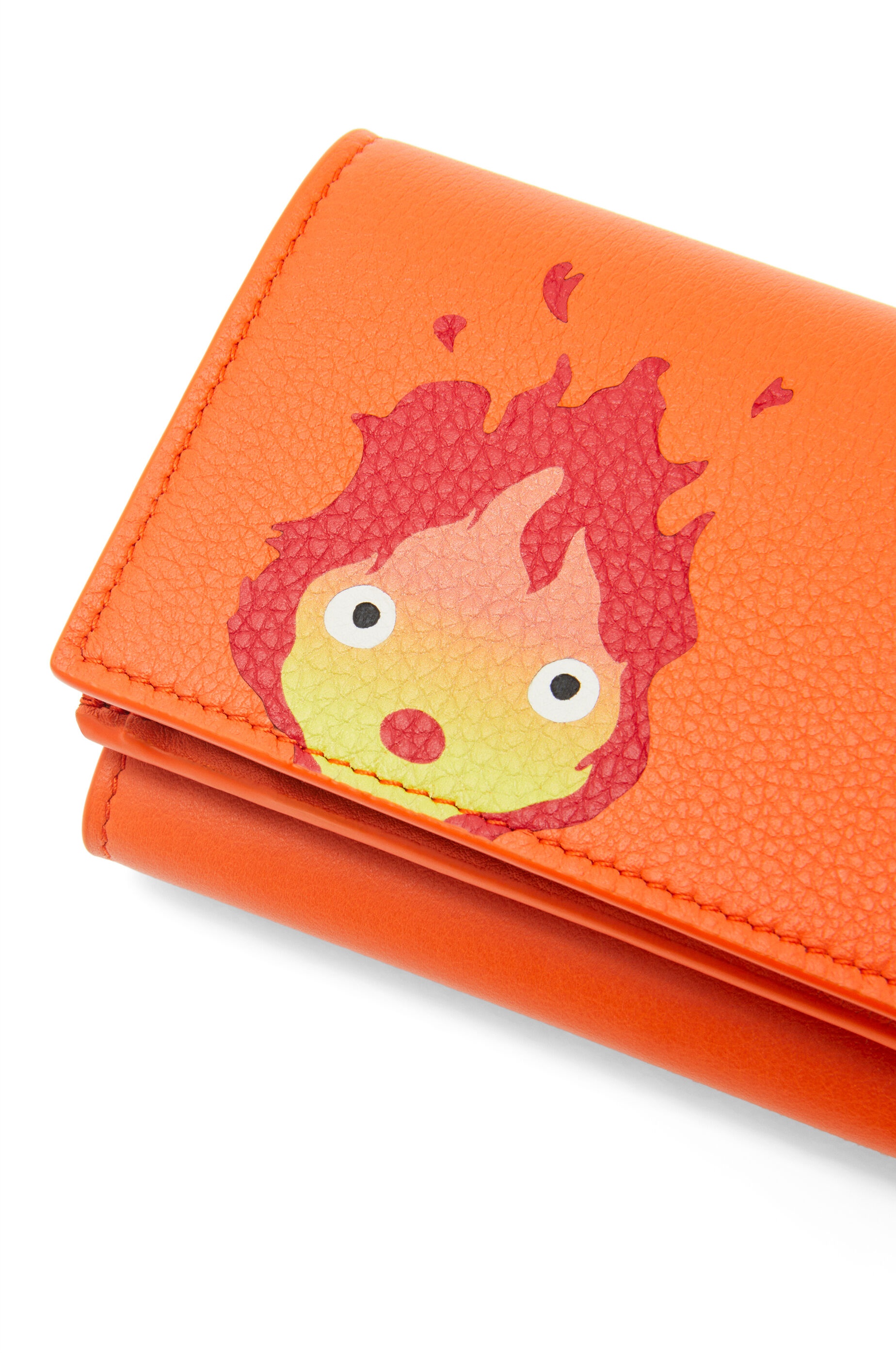 Calcifer trifold wallet in classic calfskin - 6