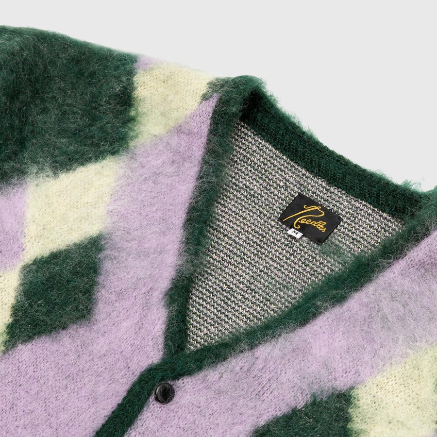DIAMOND MOHAIR CARDIGAN - 2