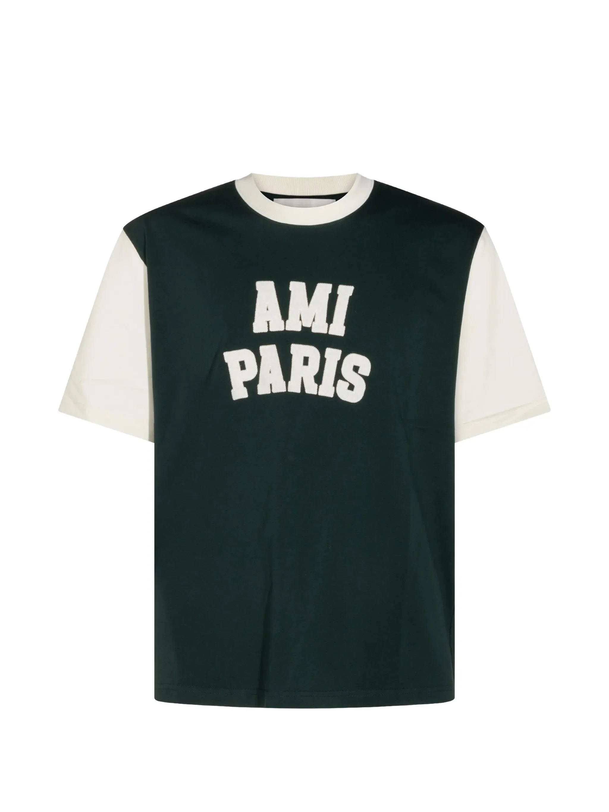 Ami Paris Logo-appliqué T-shirt - 1