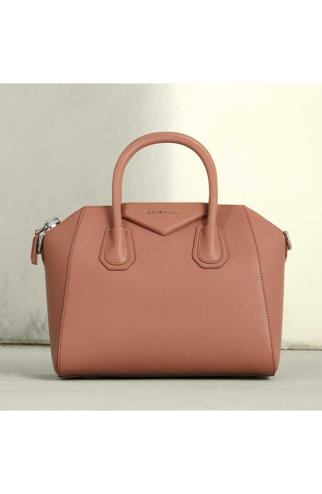 Small Antigona Leather Satchel - 9