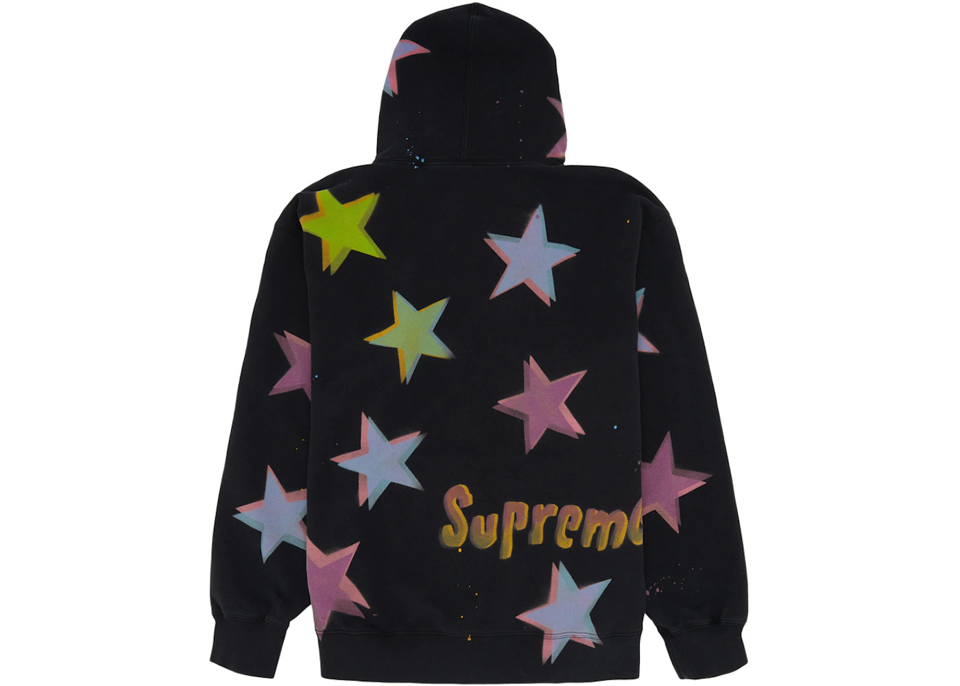 Supreme Gonz Stars Hooded Sweatshirt Black - 2