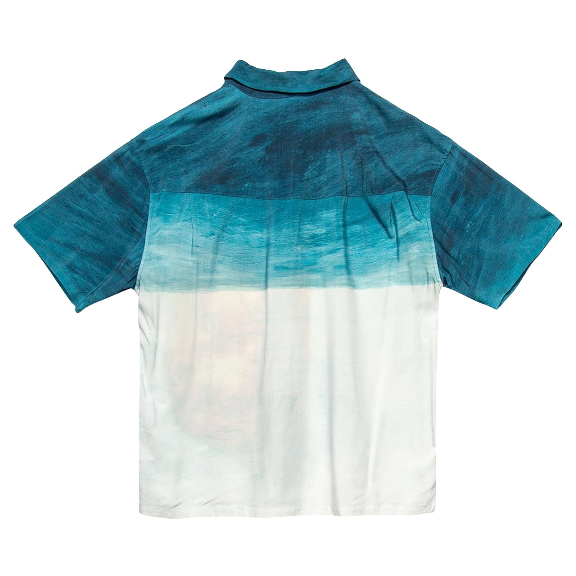 Stussy Dice Painting Shirt 'Blue' - 2