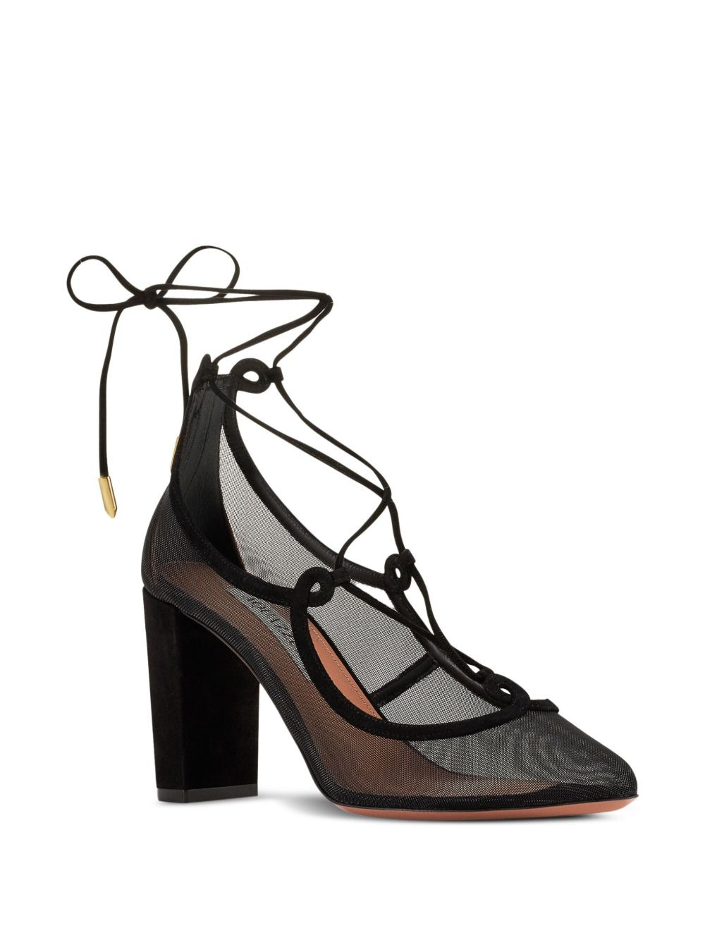 85mm Che Bella lace-up pumps - 2