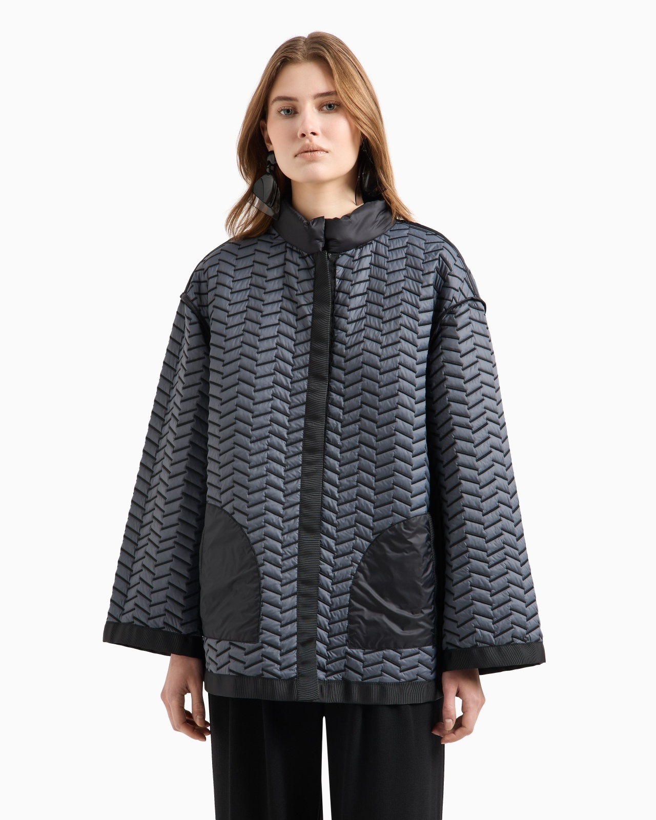 REVERSIBLE BLOUSON IN LIGHTWEIGHT QUILTED WATER-REPELLENT NYLON - 6