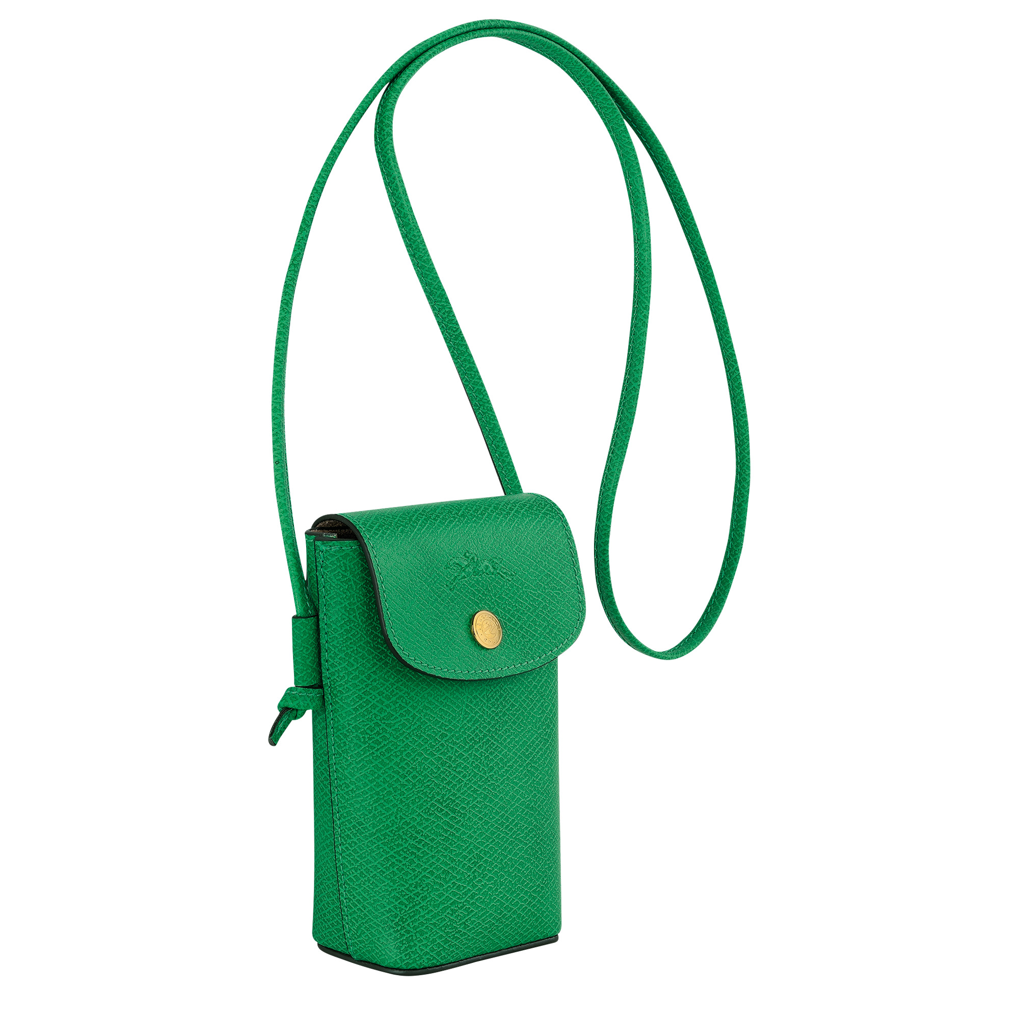 Épure Phone case with leather lace Green - Leather - 3