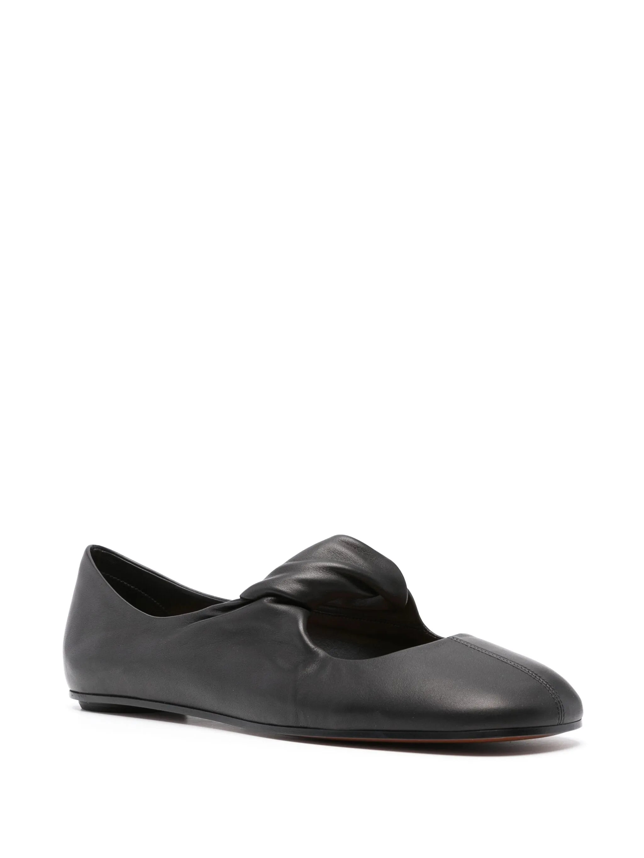 twist-detailing ballet flats - 2