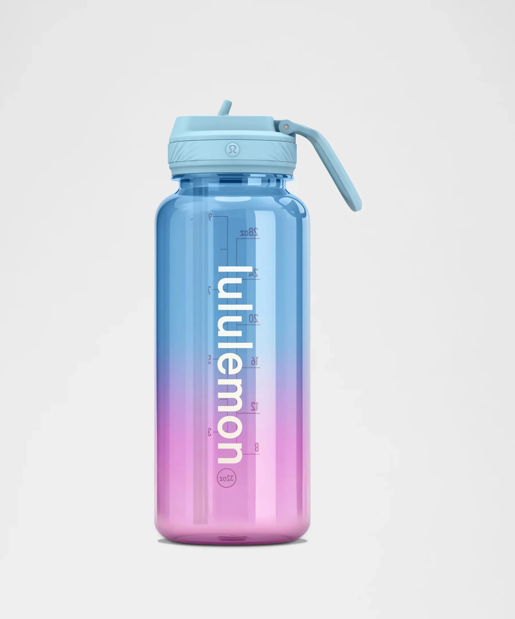 Back to Life Clear Bottle 32oz *Straw Lid - 1