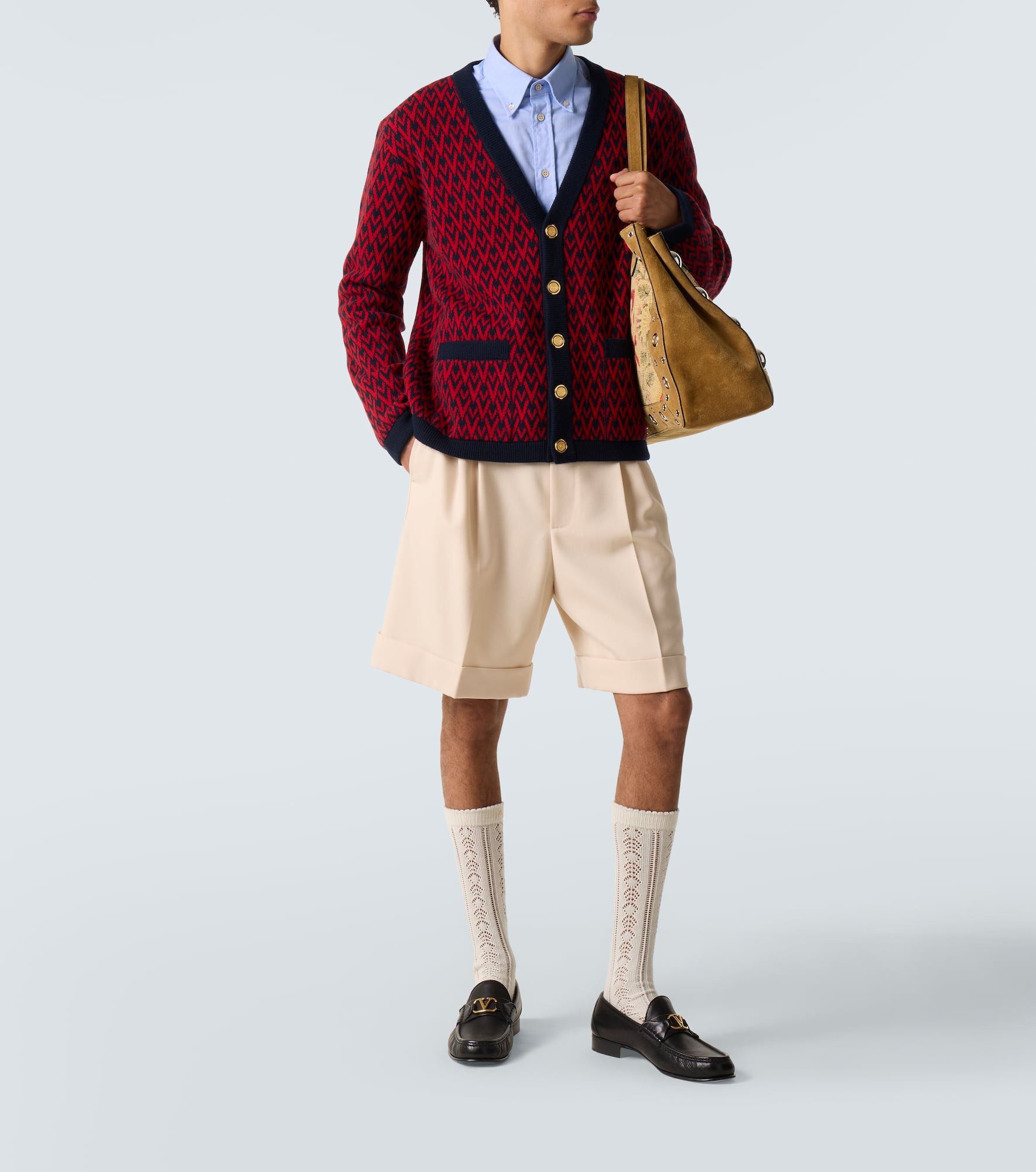 Wool gabardine Bermuda shorts - 2