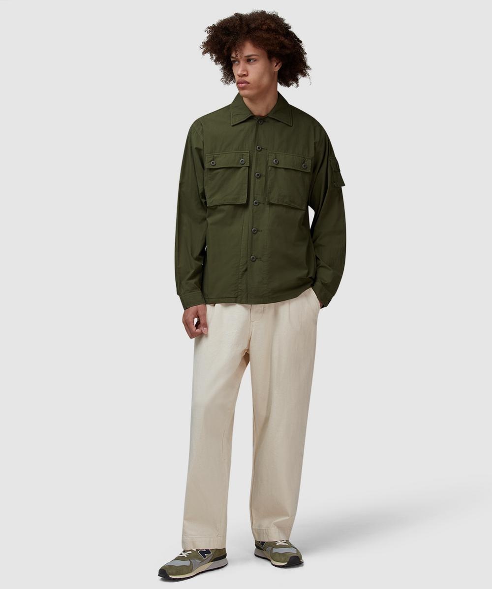 Textured military shirt jacket - 6