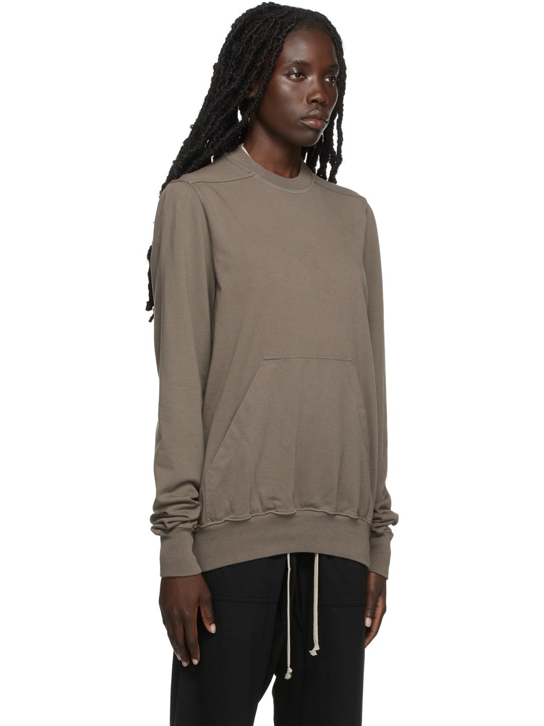 Taupe Granbury Crewneck Sweater - 2