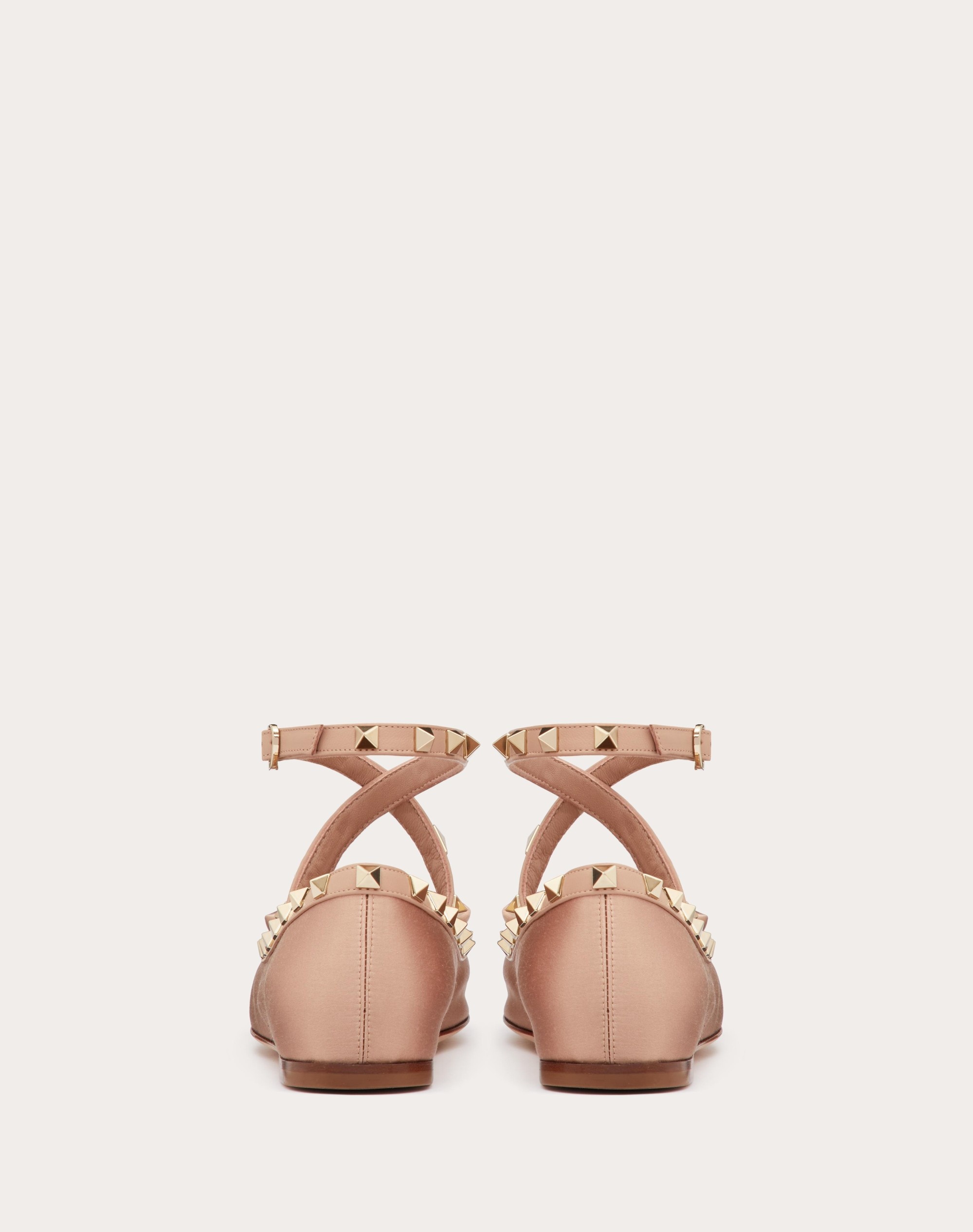 ROCKSTUD SATIN BALLERINA - 3