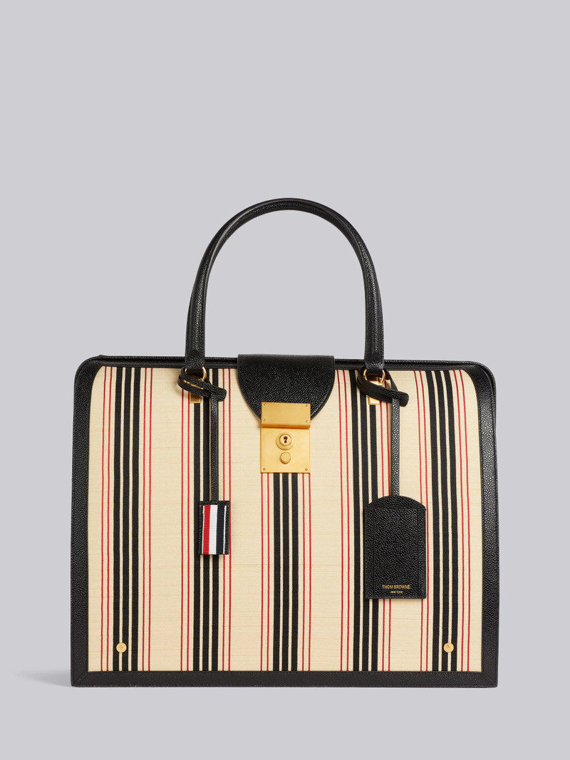 Multicolor Horse Hair Leather Frame Mr. Thom Bag 1