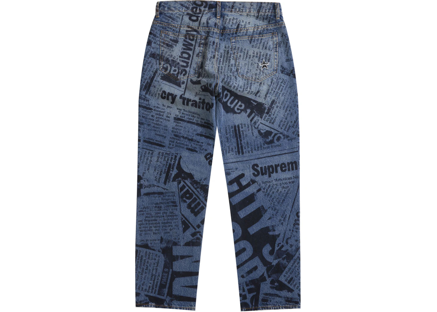 Supreme Regular Jean (SS25) Newspaper - 2