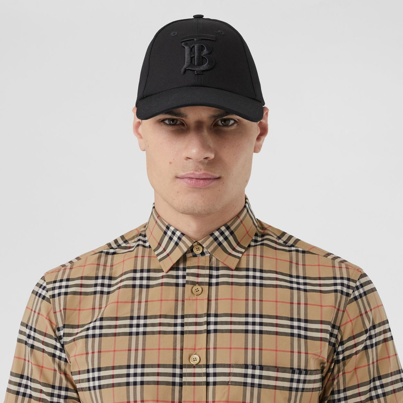 Short-sleeve Small Scale Check Stretch Cotton Shirt 3