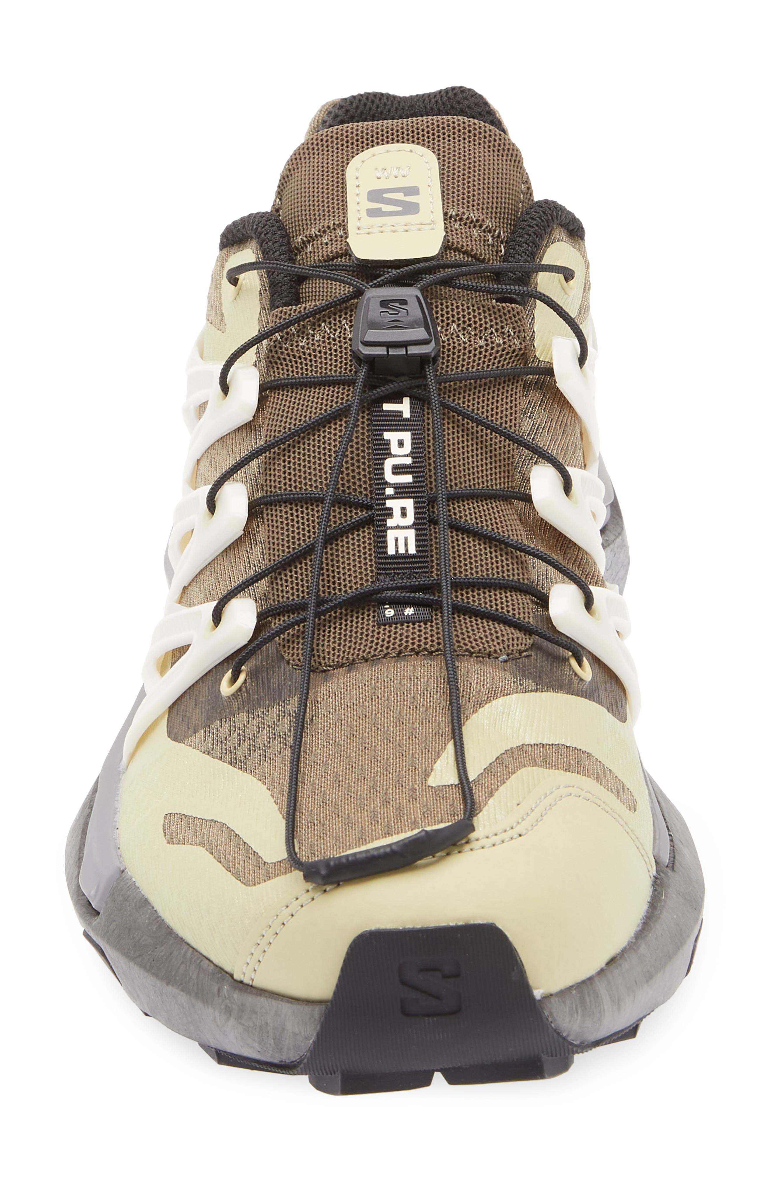 Salomon XT Pu.Re Advanced Sneaker in Stone Gray/Pale Olive Green at Nordstrom - 4
