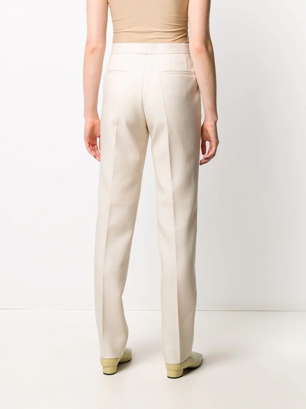 tailored straight leg trousers - 4