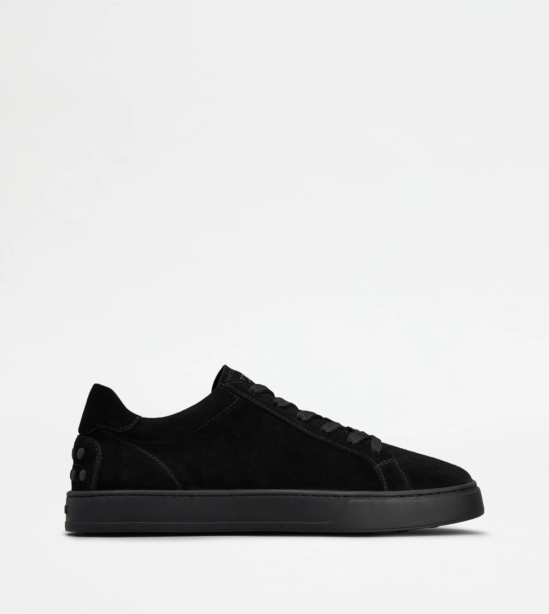 SNEAKERS IN SUEDE - BLACK - 1