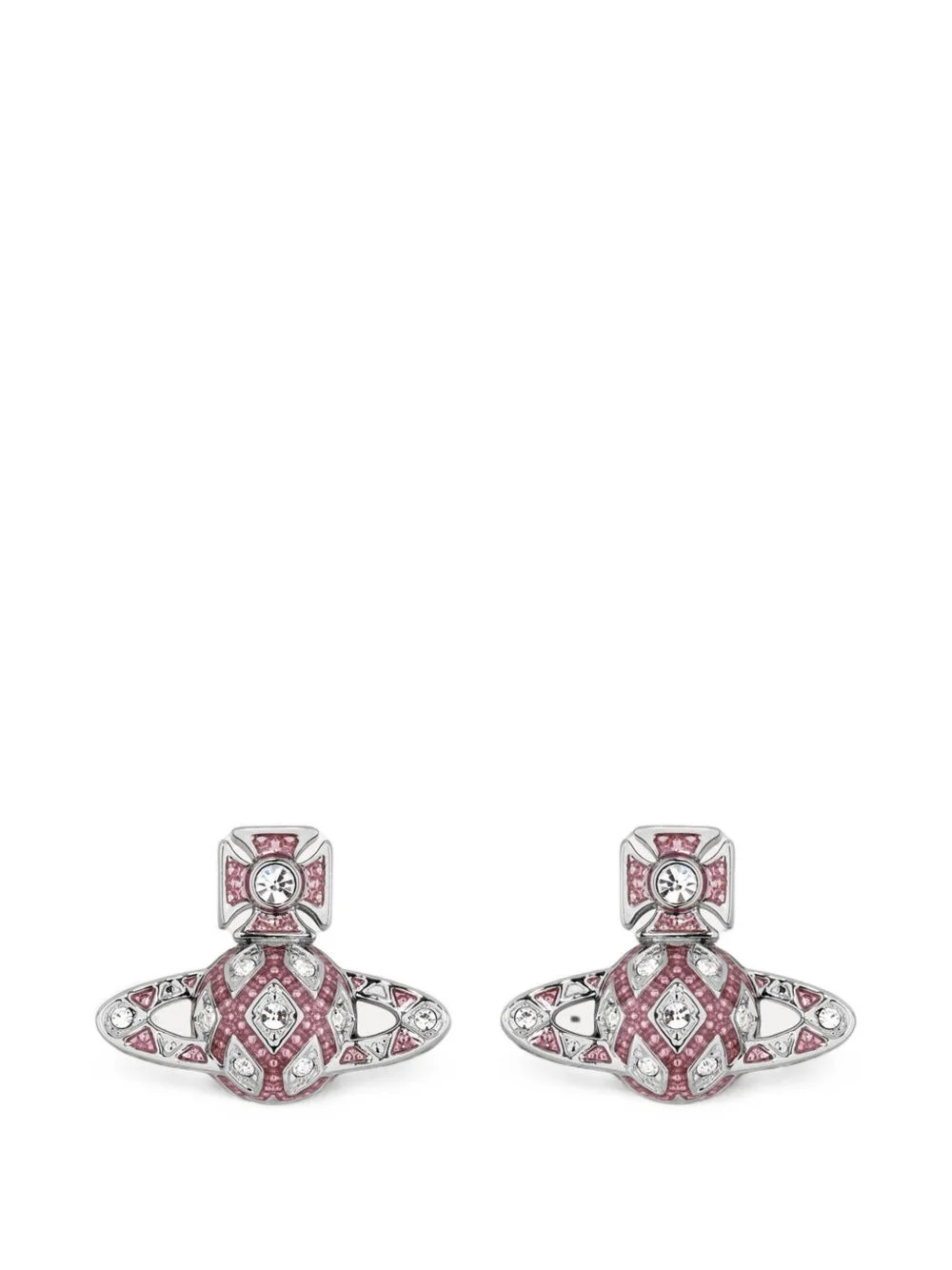 Orb crystal-embellished earrings - 1