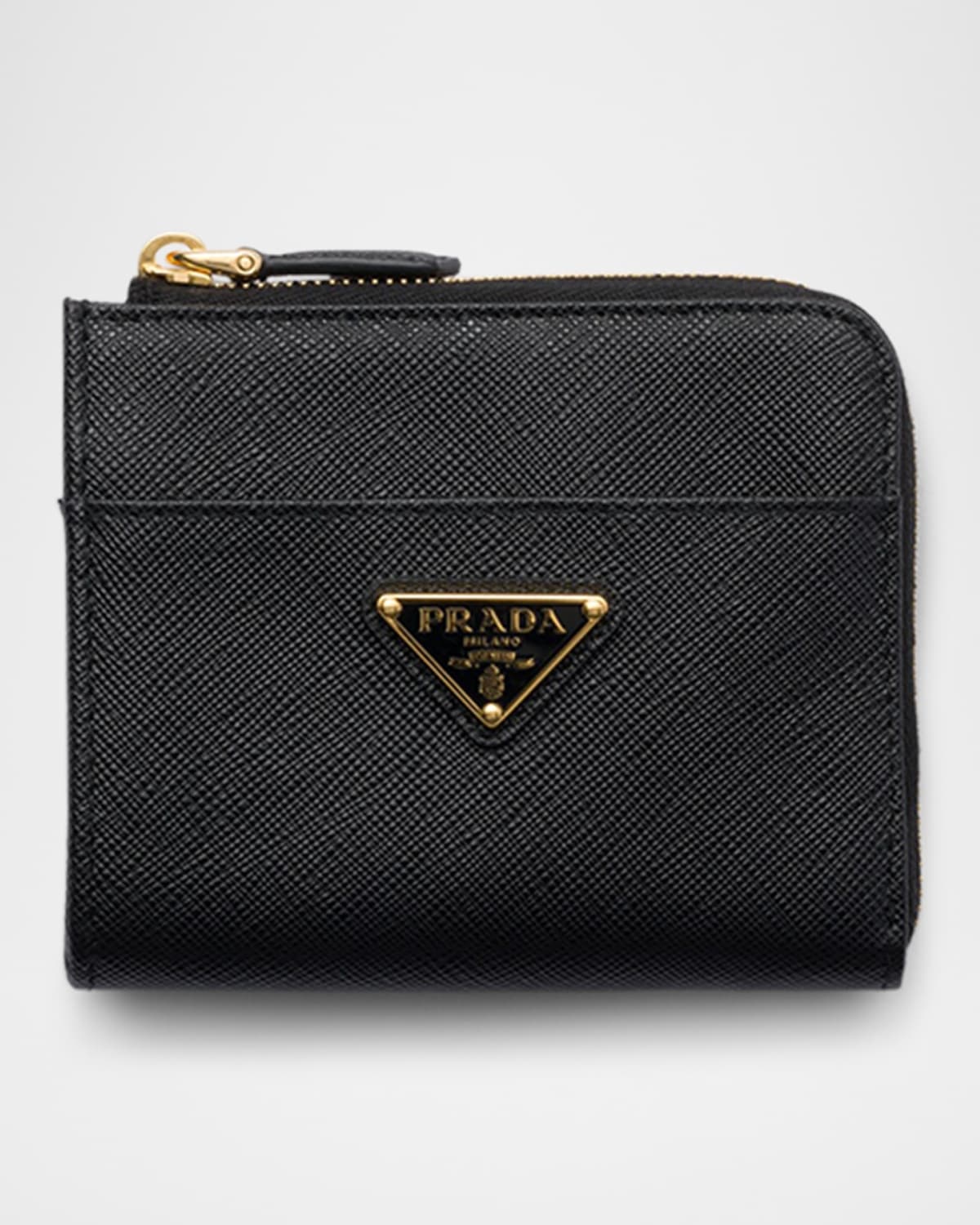 Prada Small Saffiano Leather Zipper Wallet neimanmarcus REVERSIBLE
