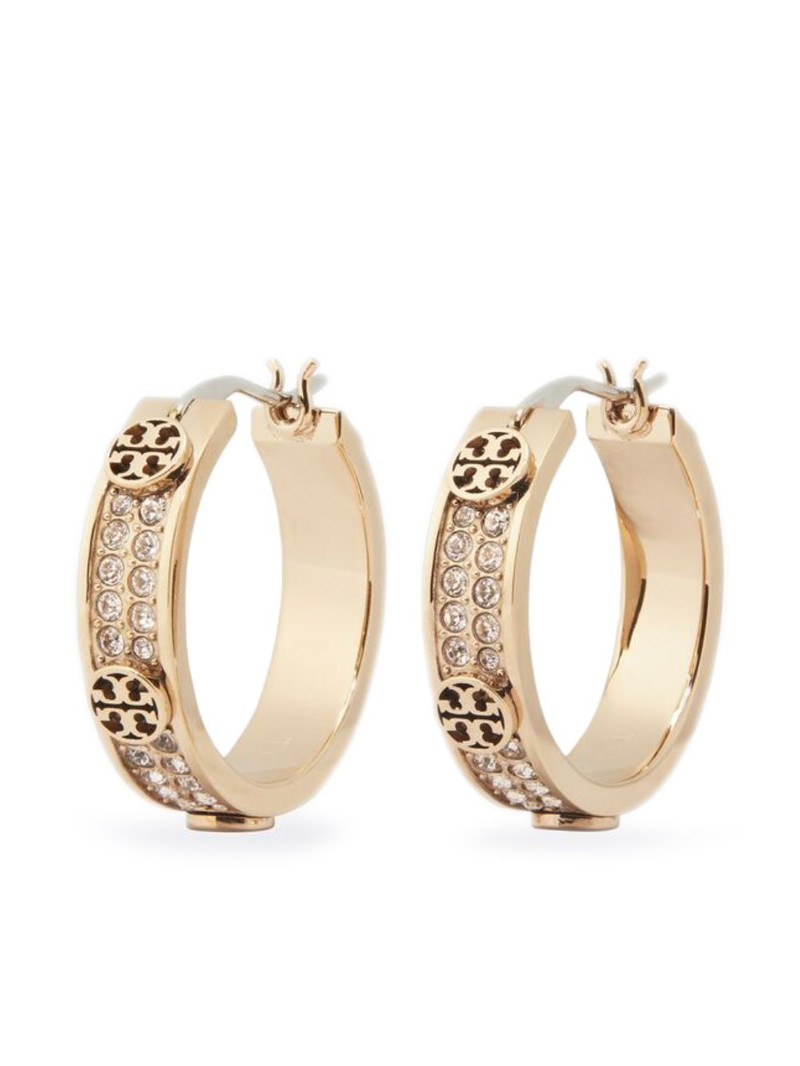 pavé hoop earrings 1