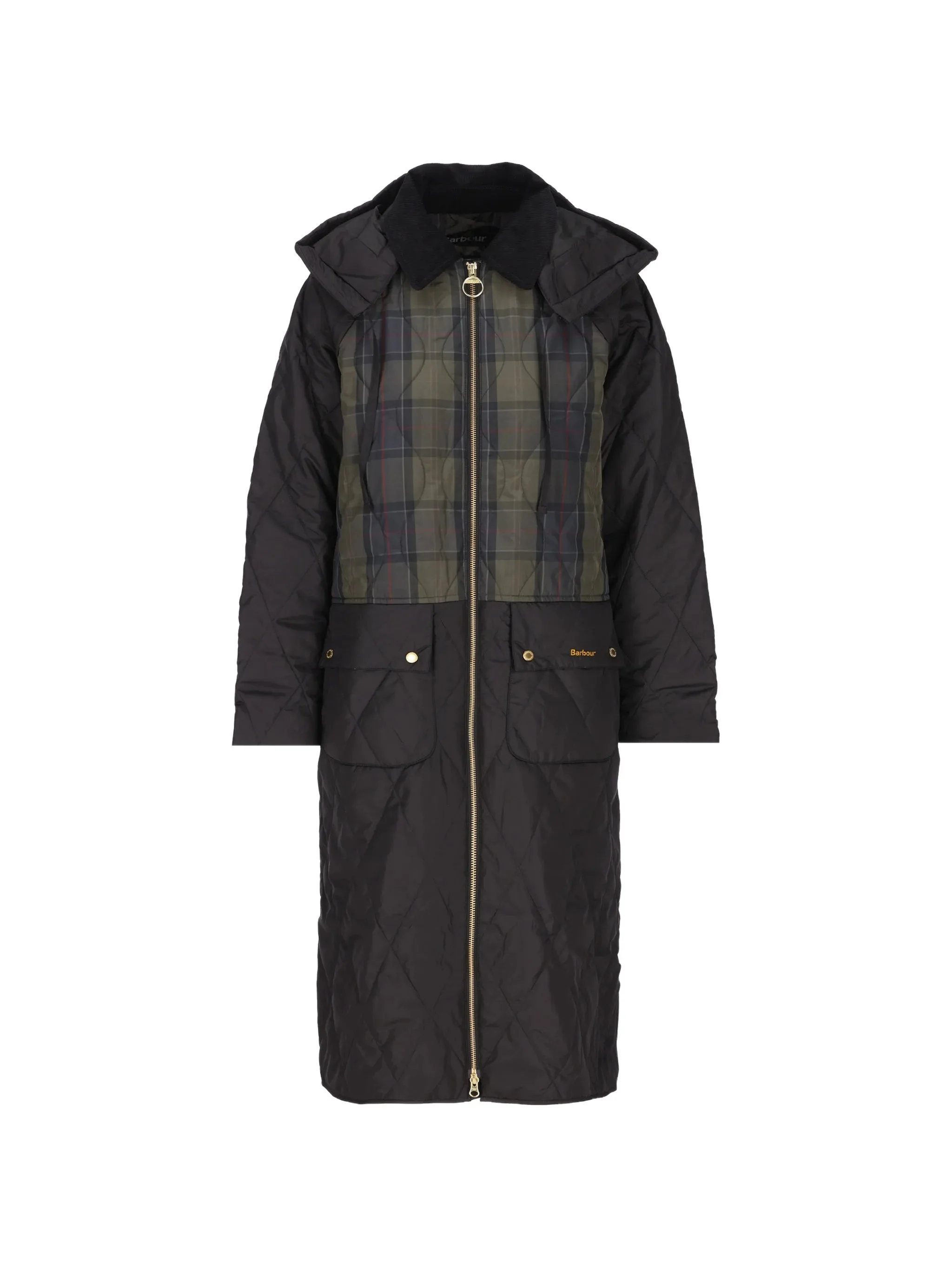 Barbour Osbourne Quilted Tartan-panelled Jacket - 1