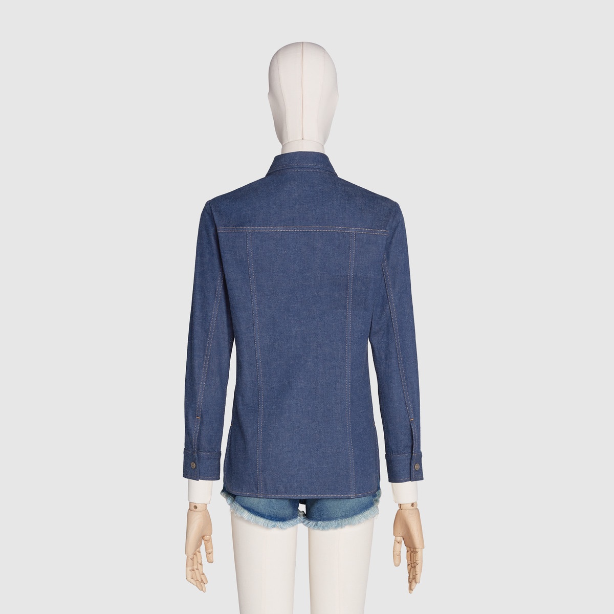 Denim shirt with Gucci Boutique - 4