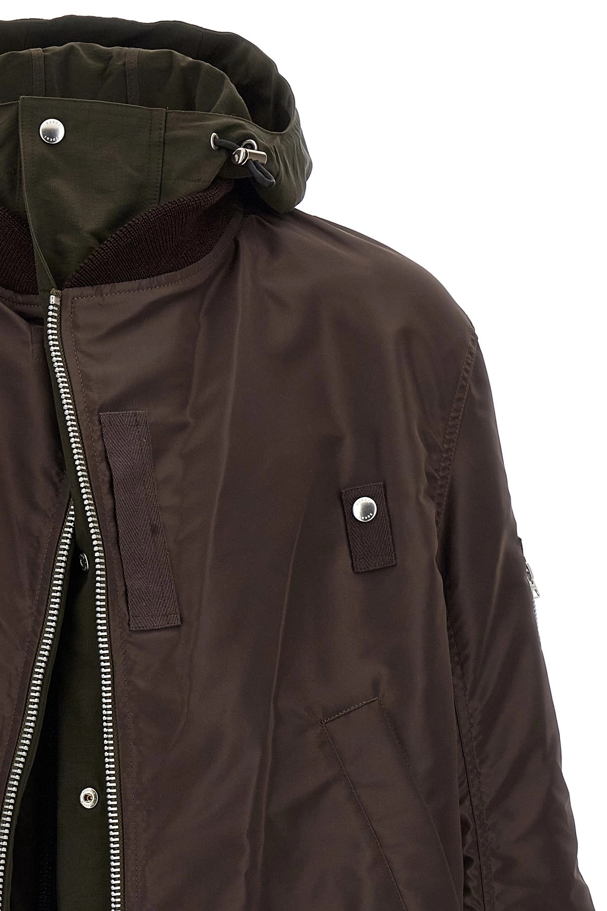 Hooded bomber jacket - 3