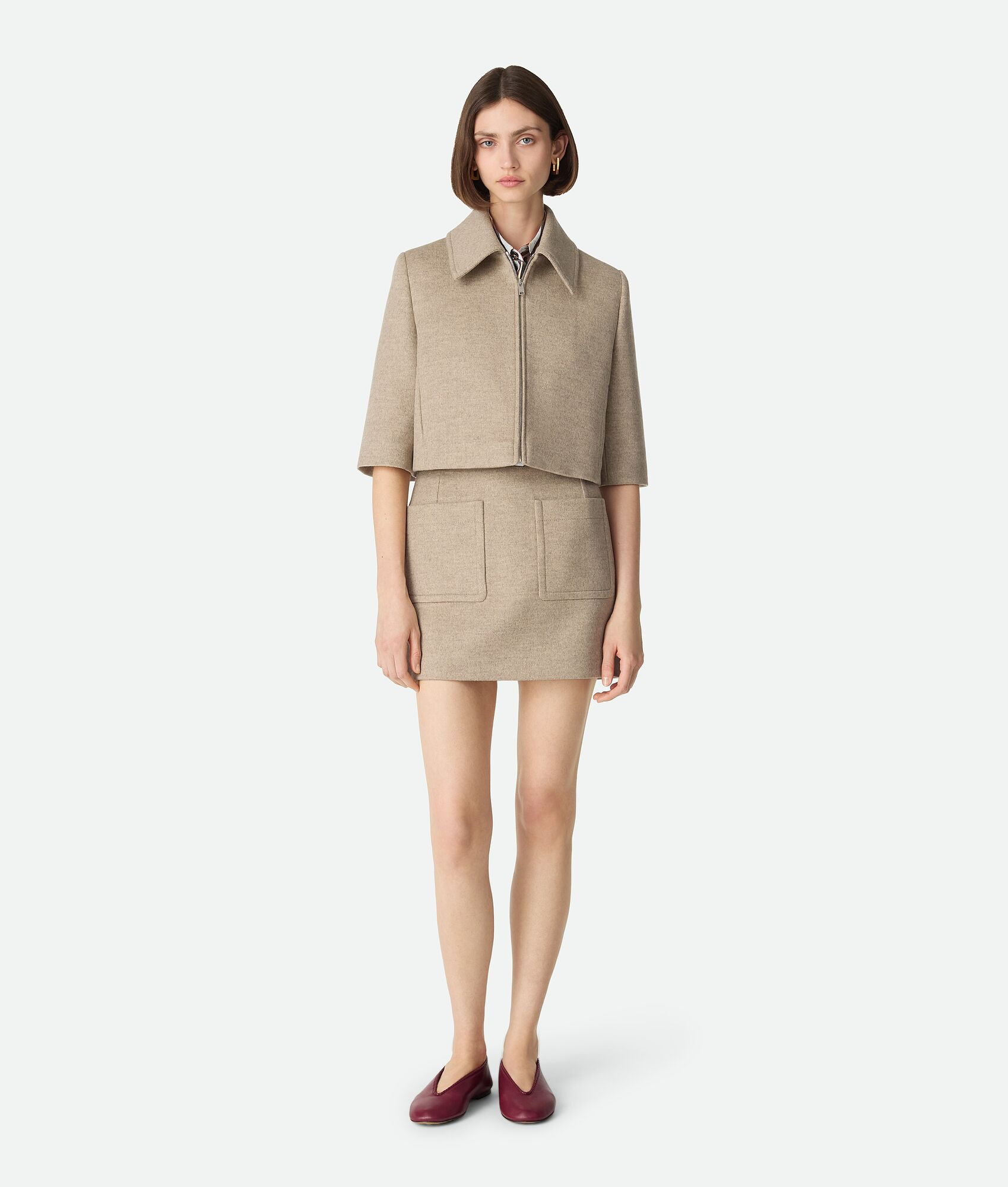 Wool And Cashmere Cropped Jacket - 4