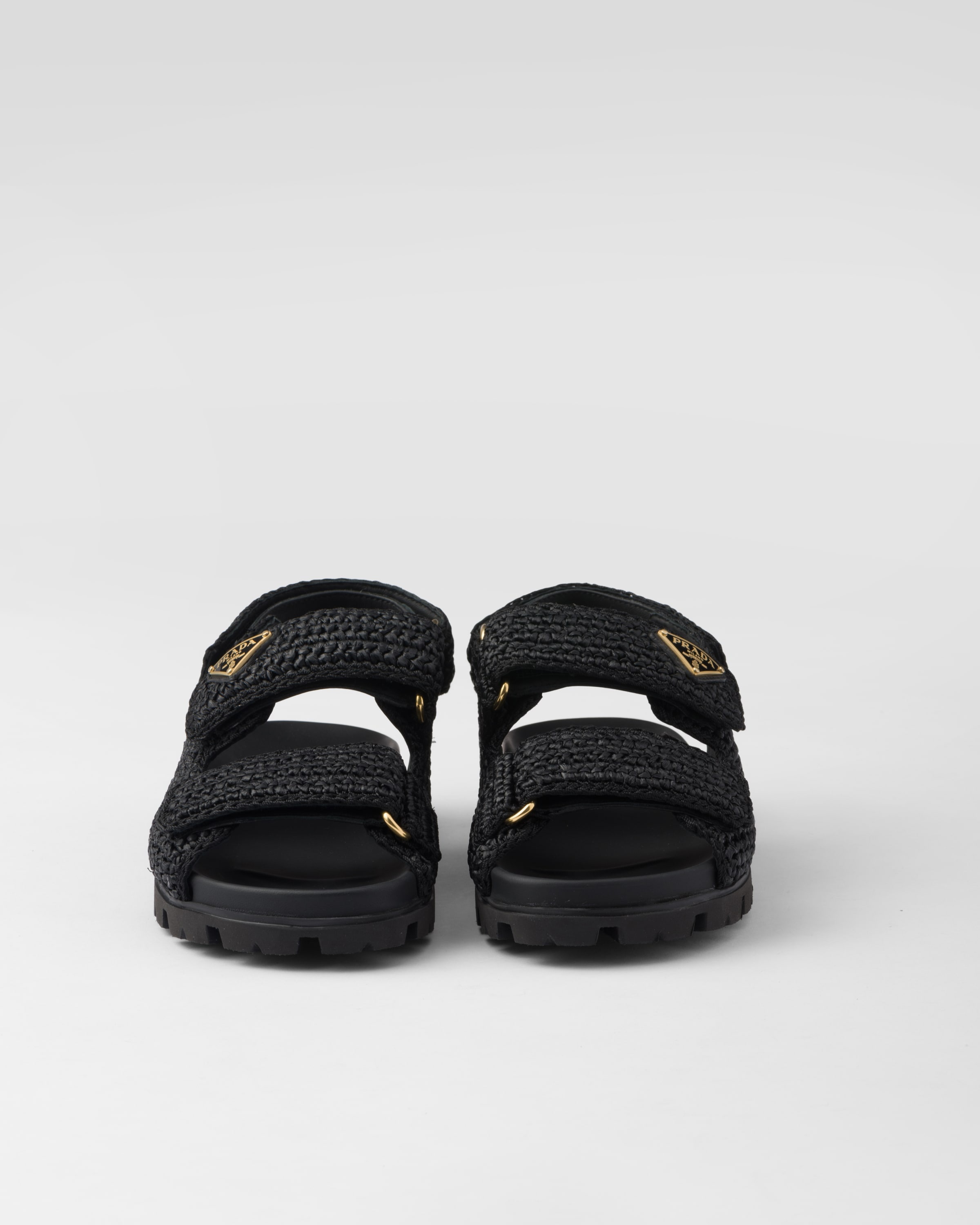 サンダル・ミュール PRADA | Woven fabric sandals 1X440N_2C2T_F0002_F_020 Prada Woven fabric sandals | REVERSIBLE
