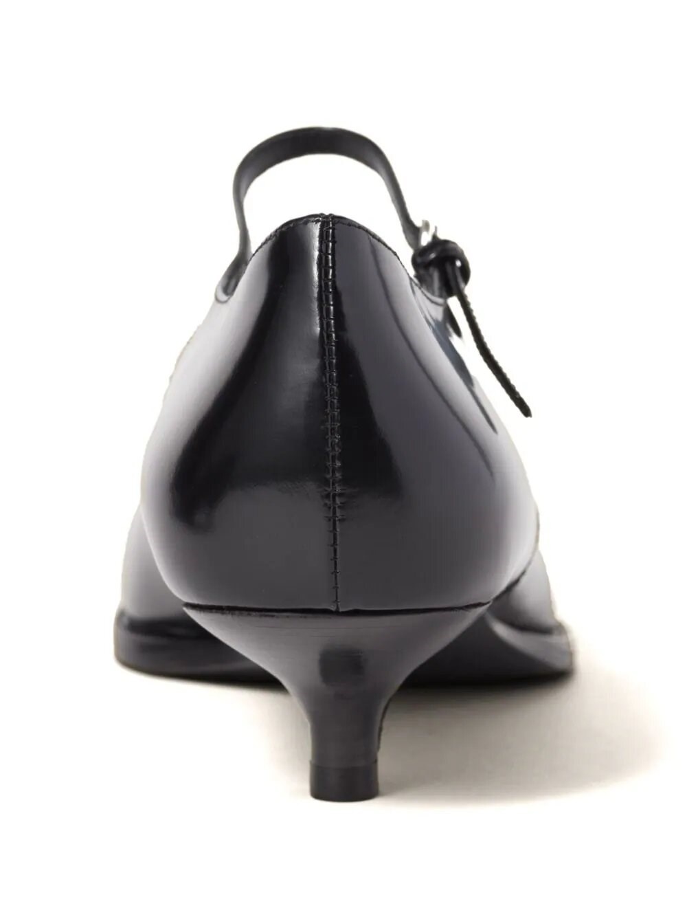 Brushed leather Décolleté - 4